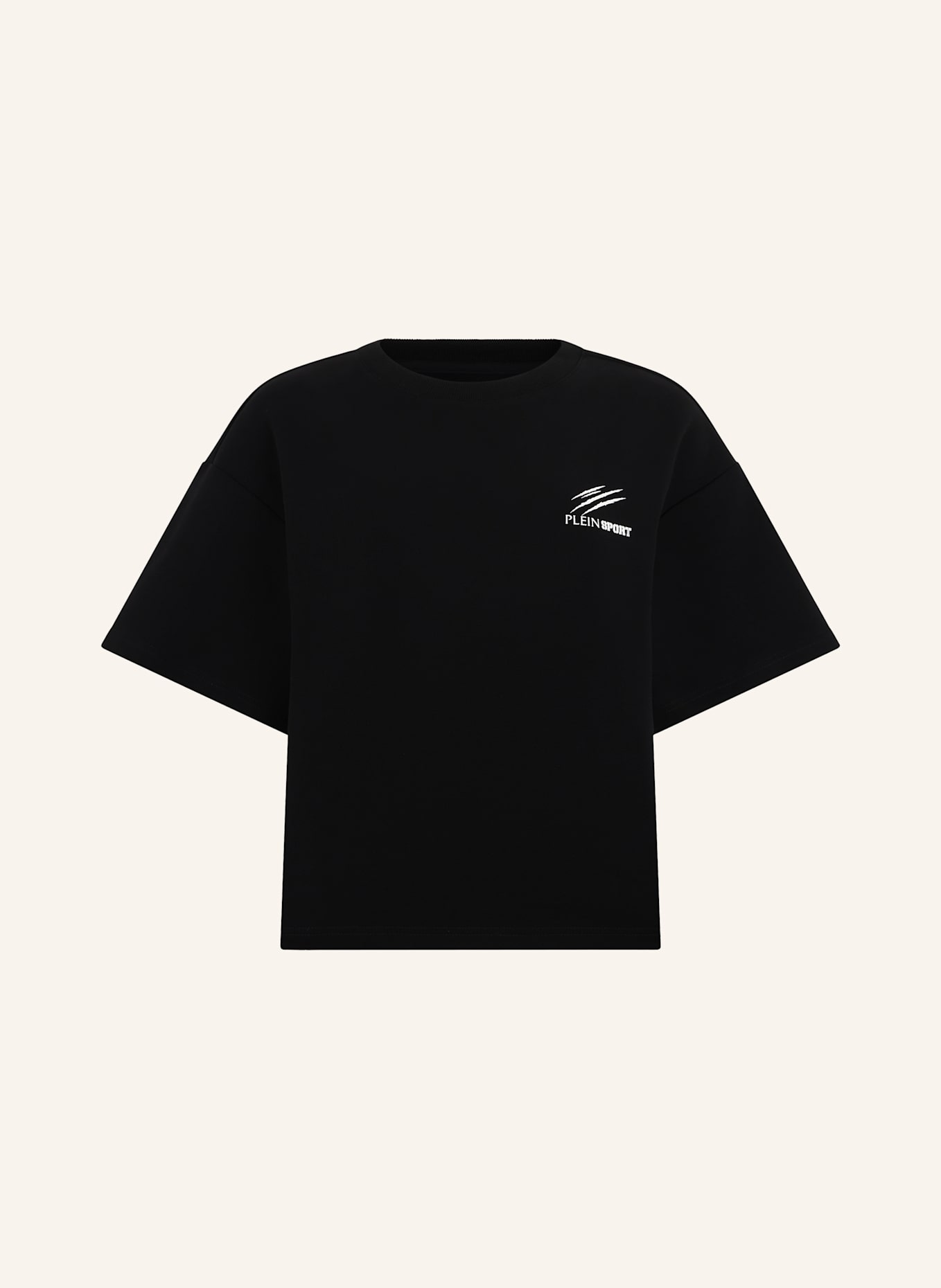 PLEIN SPORT PLEIN SPORT Round Neck T-Shirt Icon Scratch: SCHWARZ