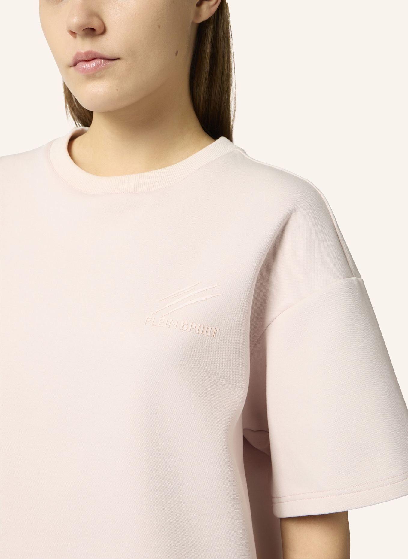 PLEIN SPORT PLEIN SPORT Round Neck T-Shirt Icon Scratch: ROSA