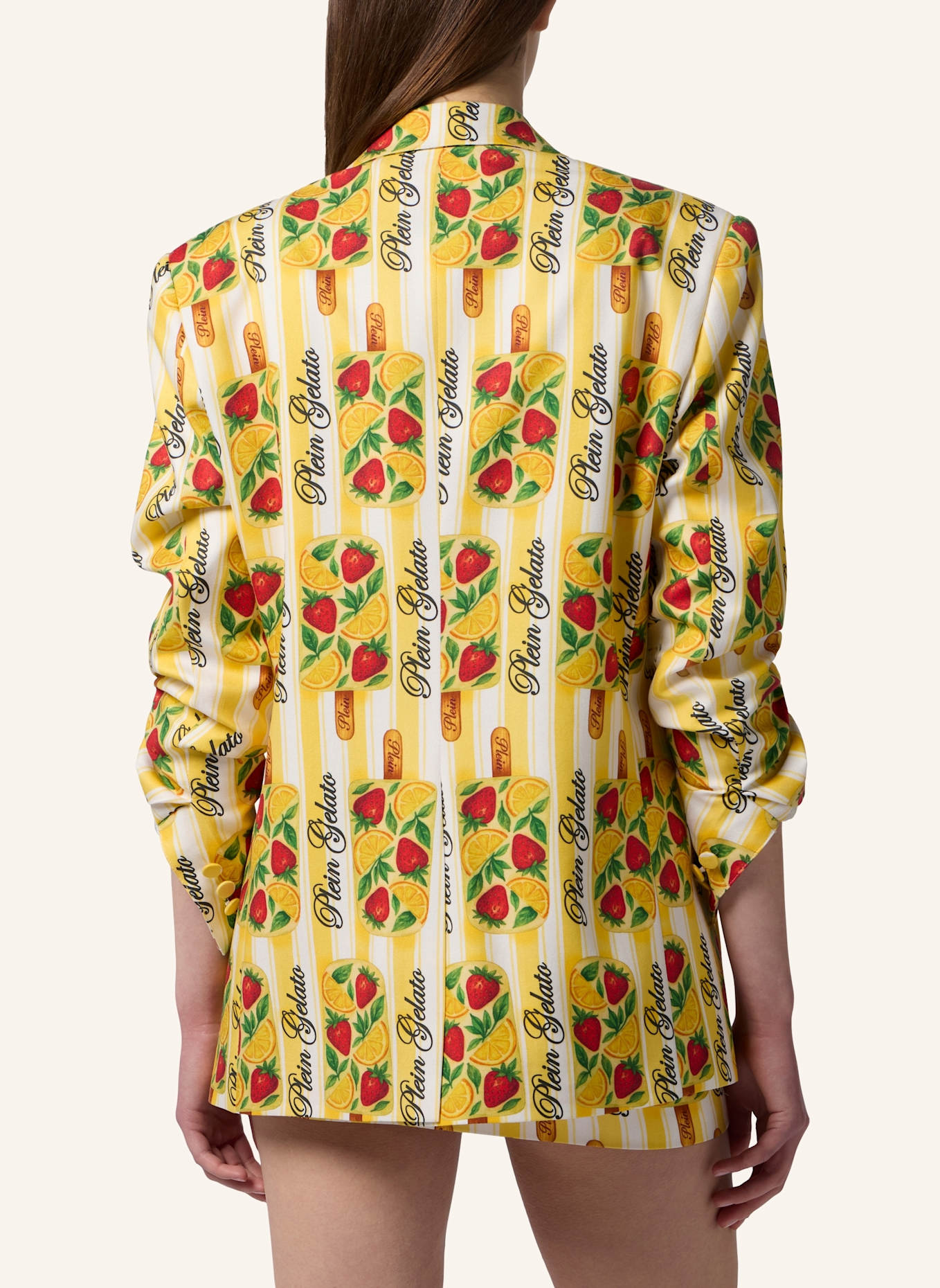 PHILIPP PLEIN PHILIPP PLEIN Double-Breasted Duke Blazer Plein Gelato: GELB