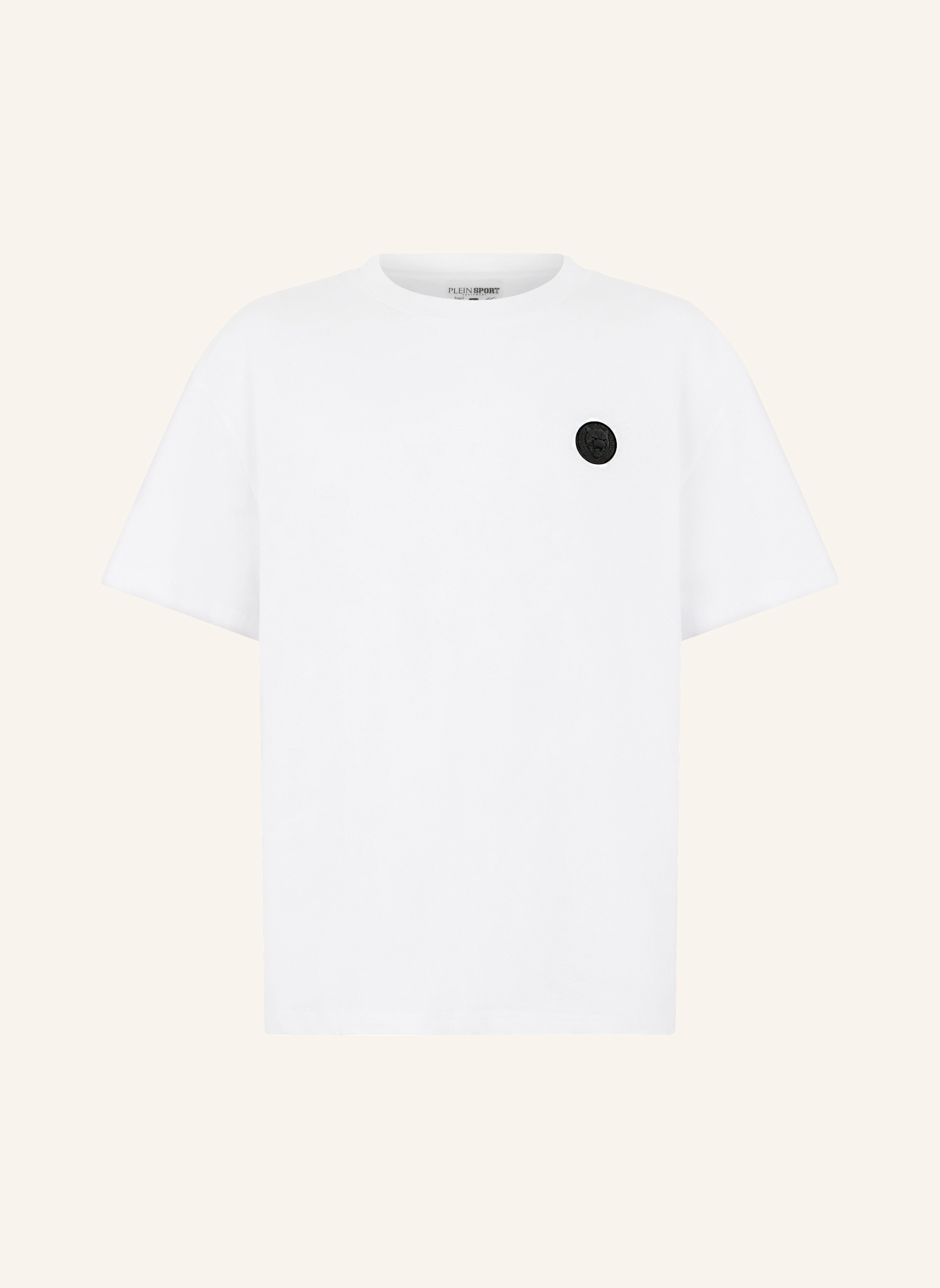 PLEIN SPORT PLEIN SPORT Round Neck T-Shirt 3D Tiger: WEISS