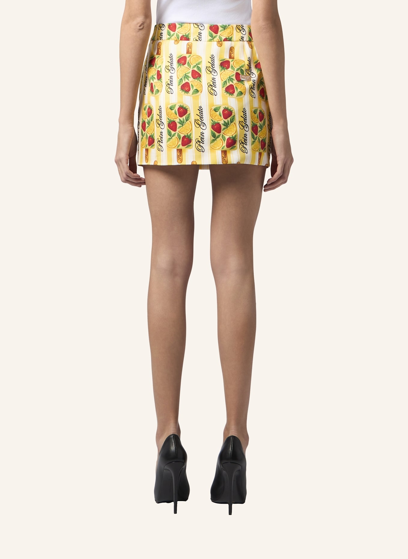 PHILIPP PLEIN PHILIPP PLEIN Mini Skirt Plein Gelato: GELB
