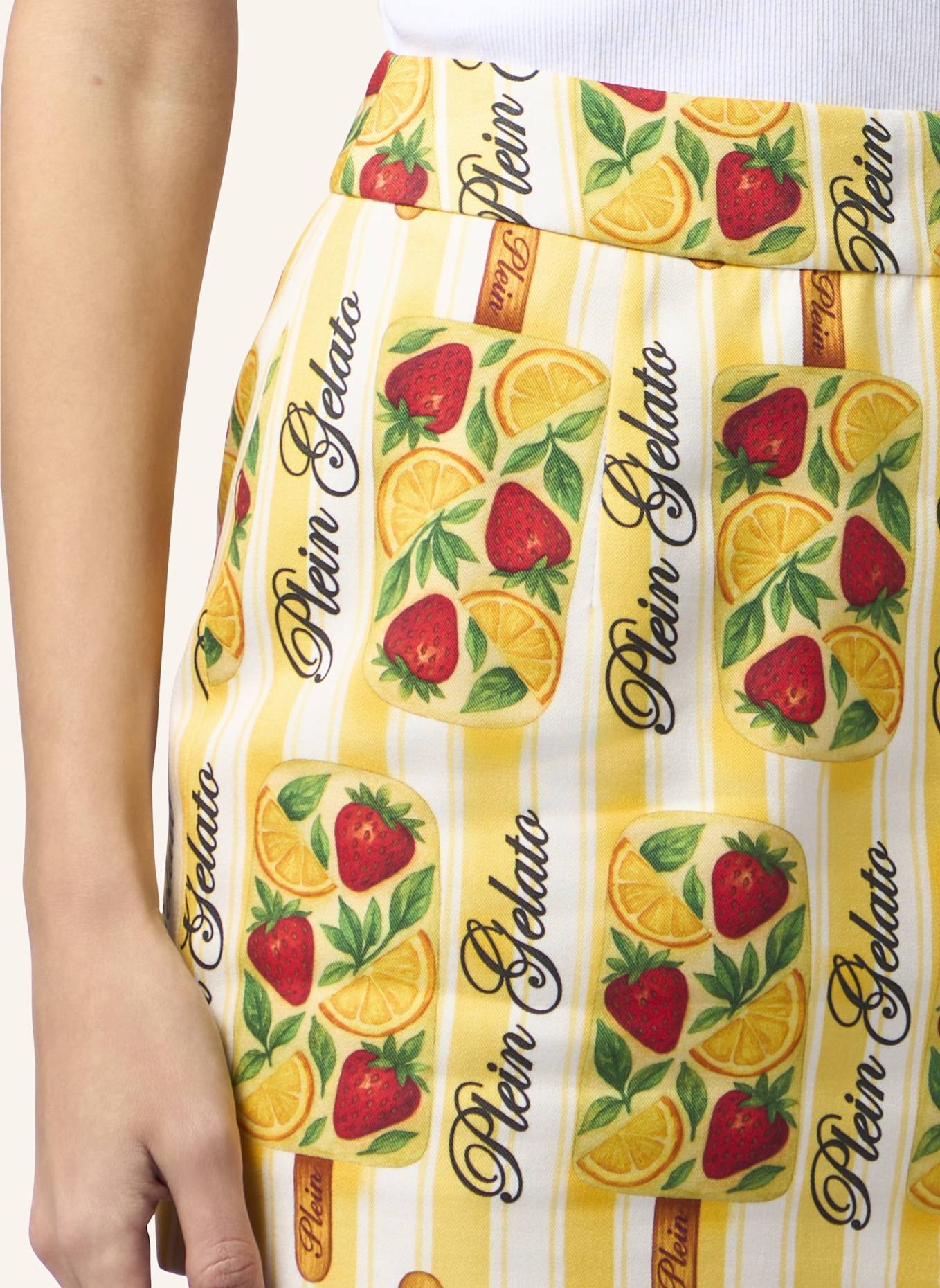 PHILIPP PLEIN PHILIPP PLEIN Mini Skirt Plein Gelato: GELB