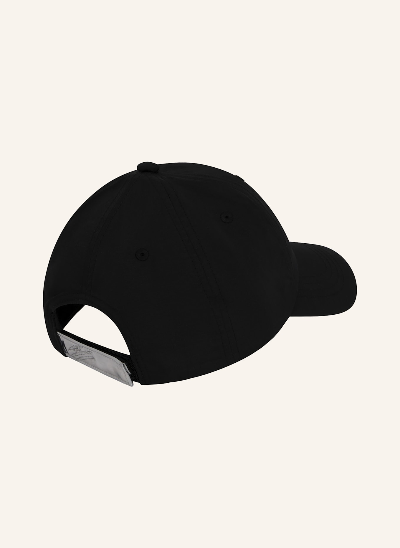 PLEIN SPORT PLEIN SPORT Baseball Cap PS Chrome: SCHWARZ/ SILBER