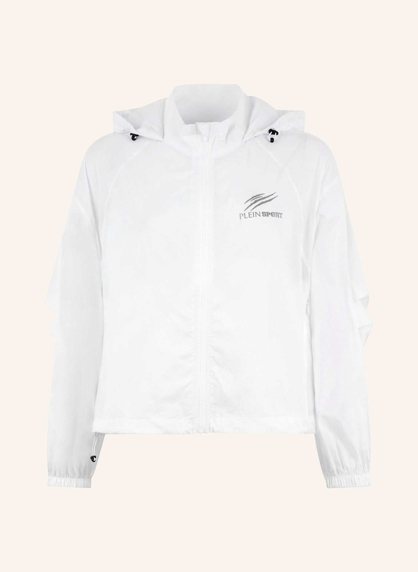 PLEIN SPORT PLEIN SPORT Windbreaker Jacket Scratch: WEISS
