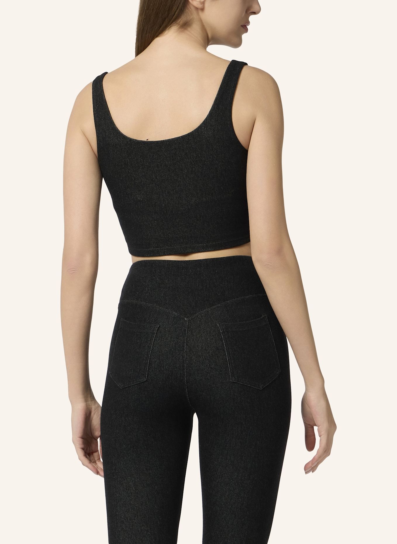 PLEIN SPORT PLEIN SPORT Top Denim Touch PS: SCHWARZ