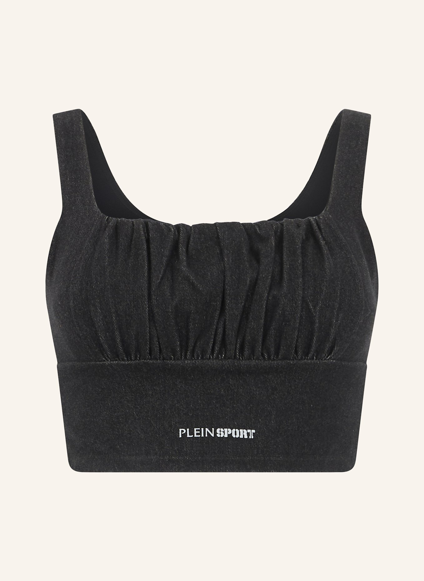 PLEIN SPORT PLEIN SPORT Top Denim Touch PS: SCHWARZ