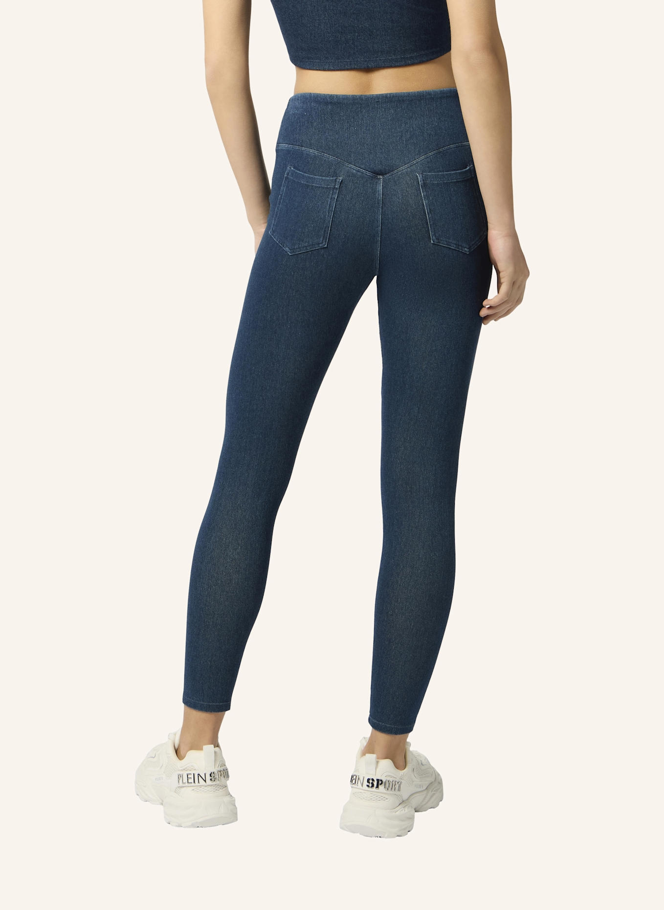 PLEIN SPORT PLEIN SPORT Leggings Denim Touch PS: DUNKELBLAU