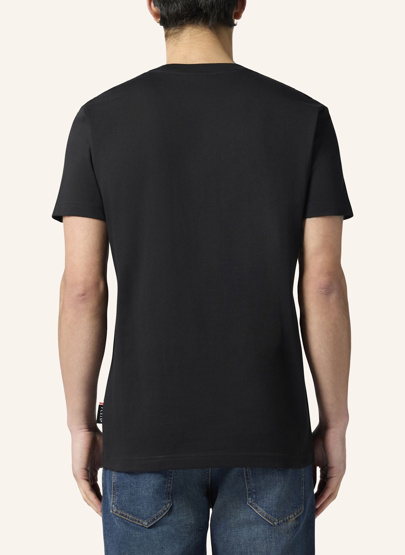 PHILIPP PLEIN PHILIPP PLEIN Round Neck T-Shirt Gelato Monsters: SCHWARZ