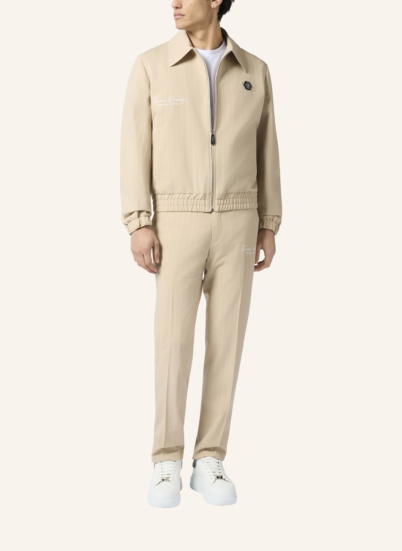 PHILIPP PLEIN PHILIPP PLEIN Coster Jacket Tennis Society: BEIGE