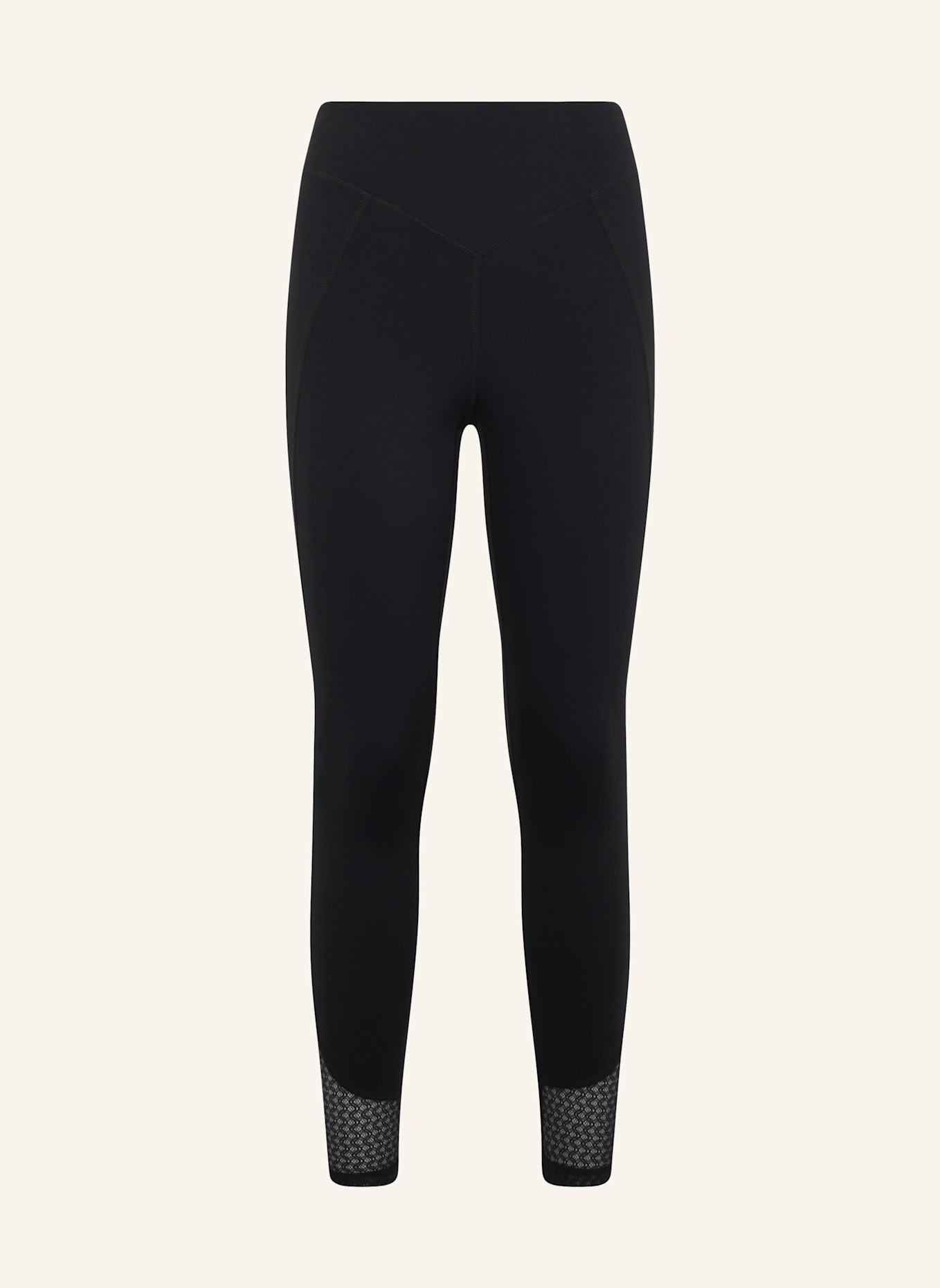 PLEIN SPORT PLEIN SPORT Leggings with Mesh Inserts PS: SCHWARZ