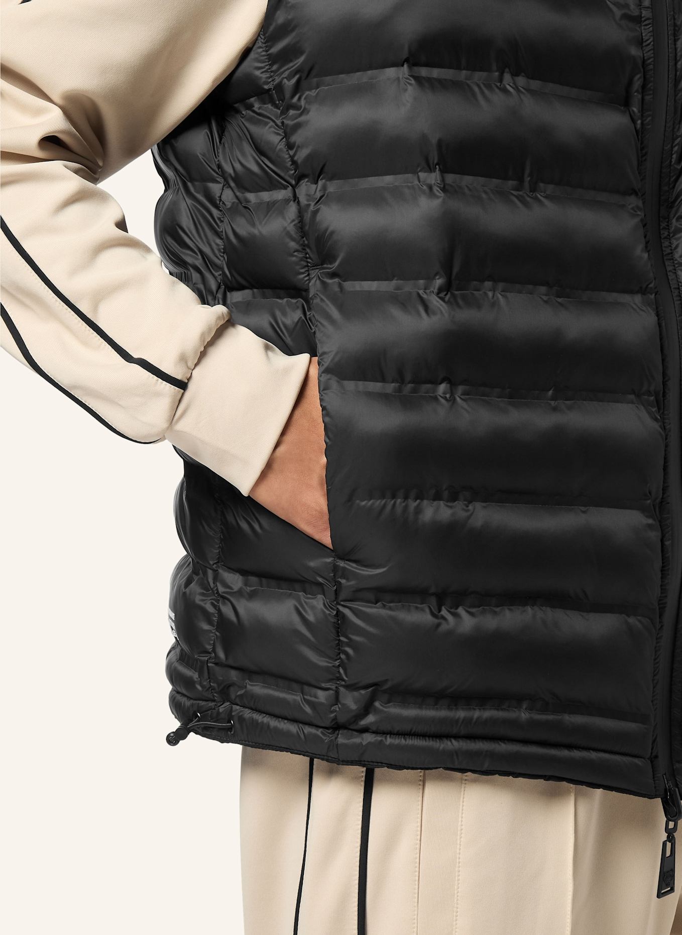 PLEIN SPORT PLEIN SPORT Kurze Weste: SCHWARZ