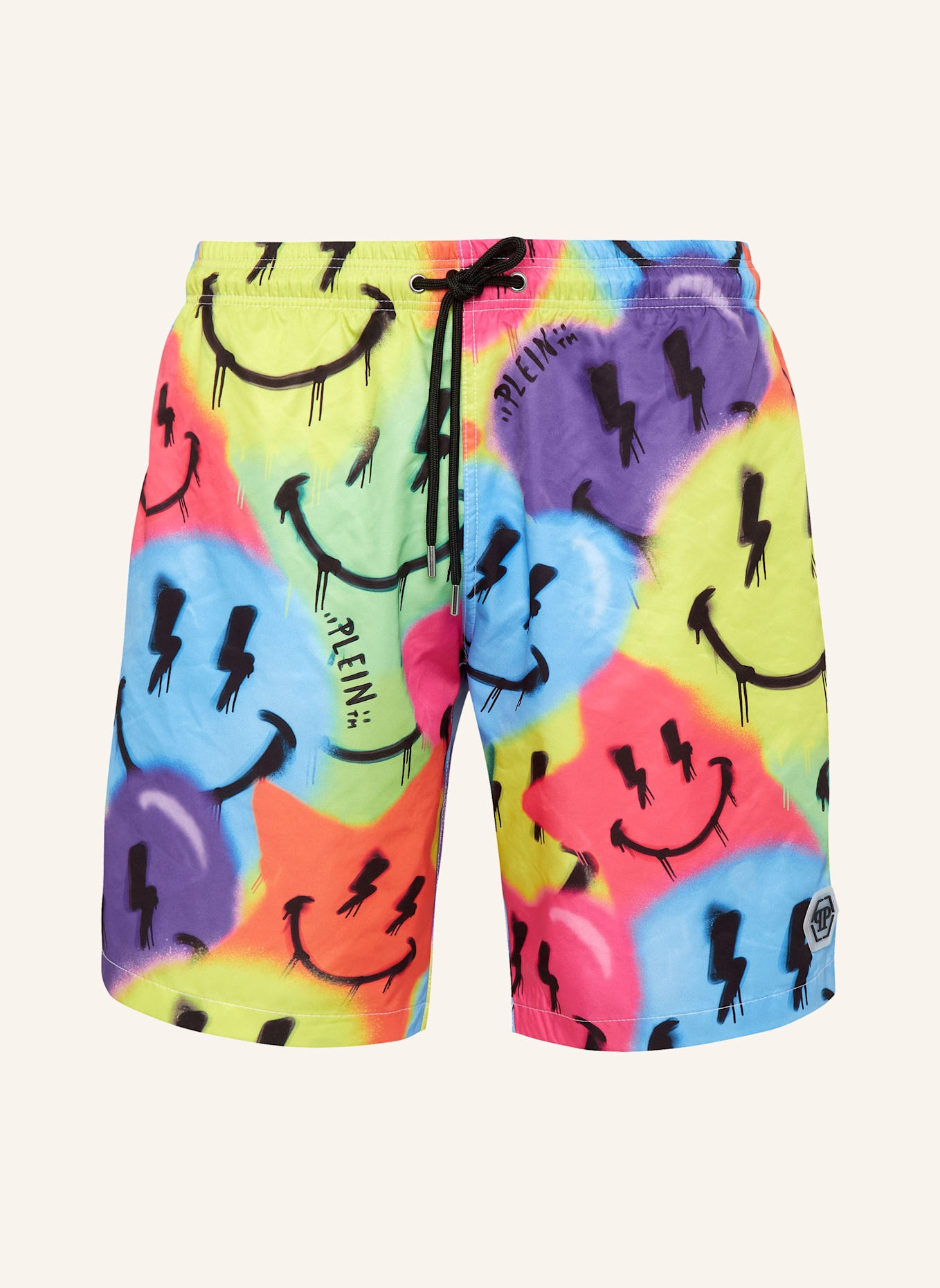 PHILIPP PLEIN PHILIPP PLEIN Badehose SMILE: BLAU/ GELB/ FUCHSIA