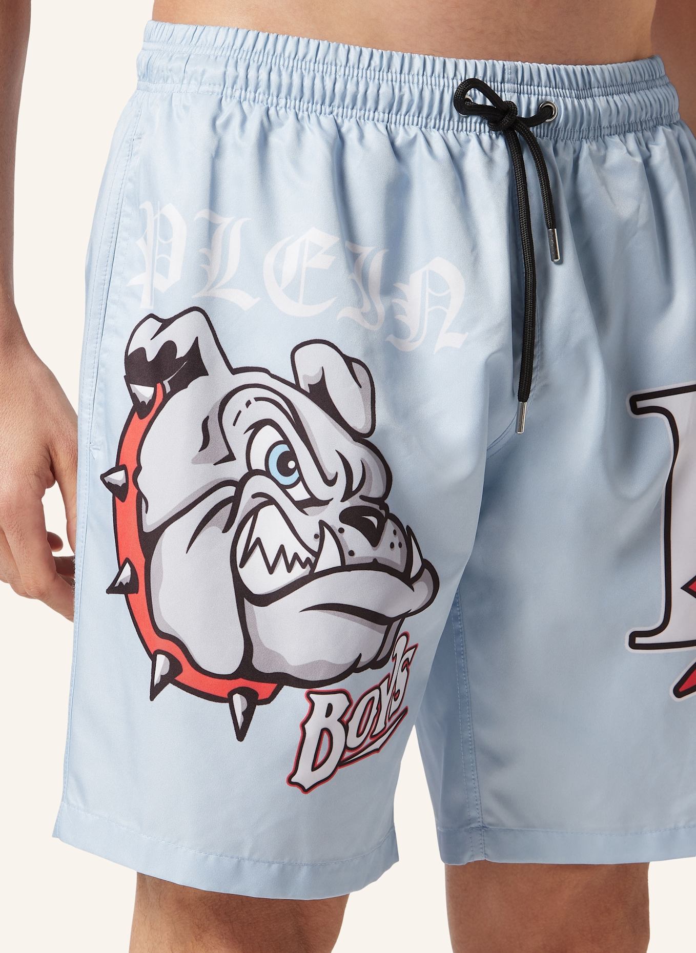 PHILIPP PLEIN PHILIPP PLEIN Badehose BULLDOGS: HELLBLAU