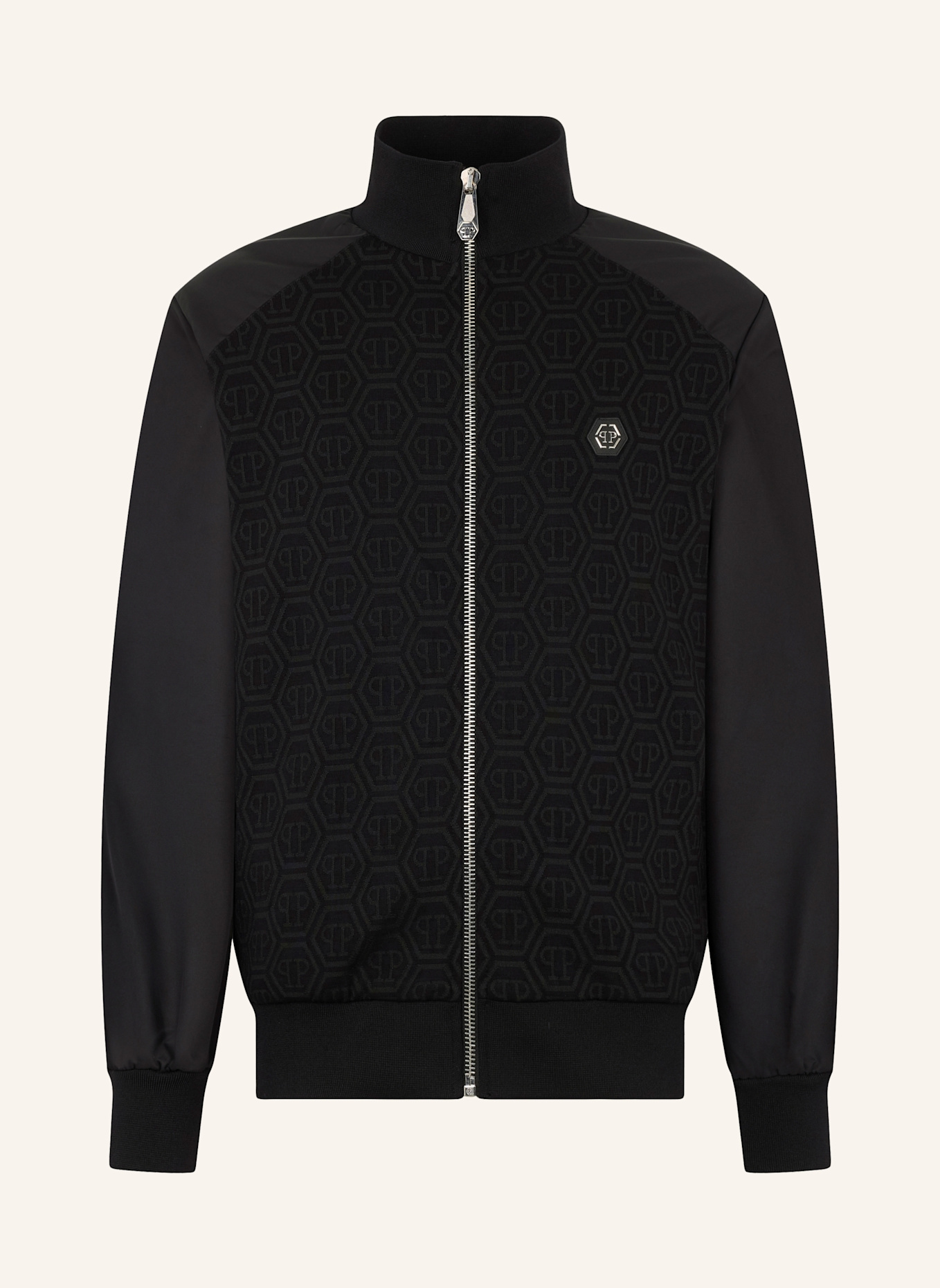 PHILIPP PLEIN PHILIPP PLEIN Composed Tracksuit Jacket Monogram Monogram: SCHWARZ