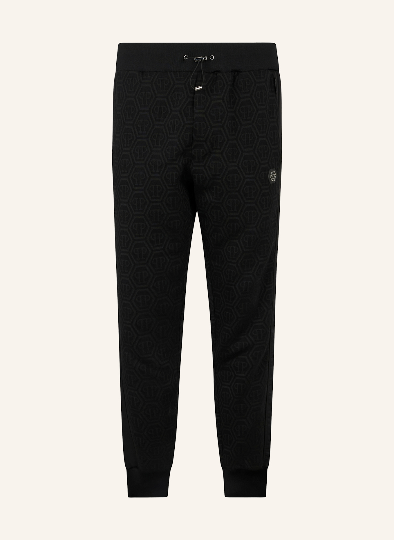 PHILIPP PLEIN PHILIPP PLEIN Composed Jogger Pants Monogram Monogram: SCHWARZ