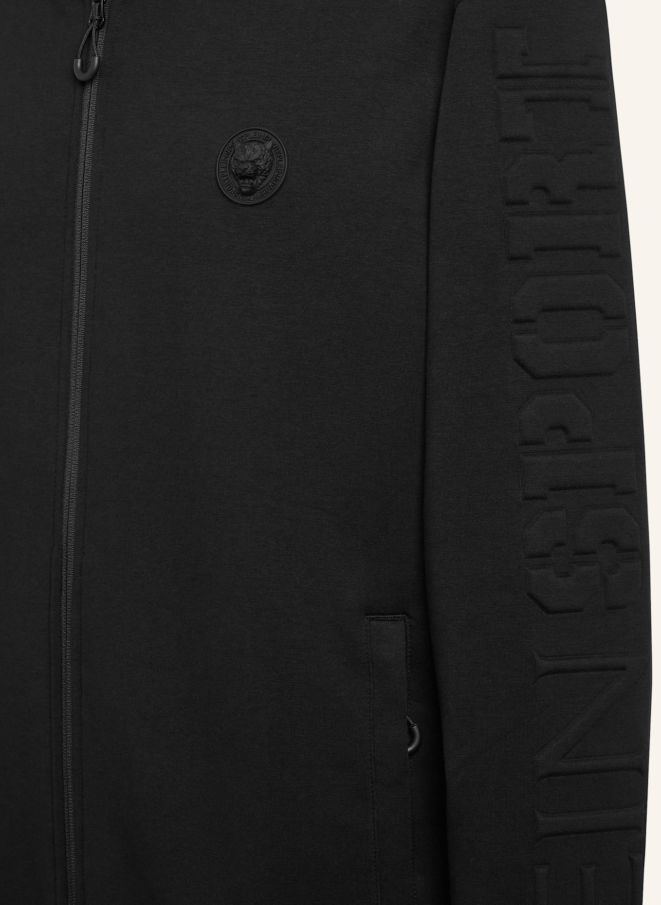 PLEIN SPORT Kapuzen-Sweatshirt: SCHWARZ