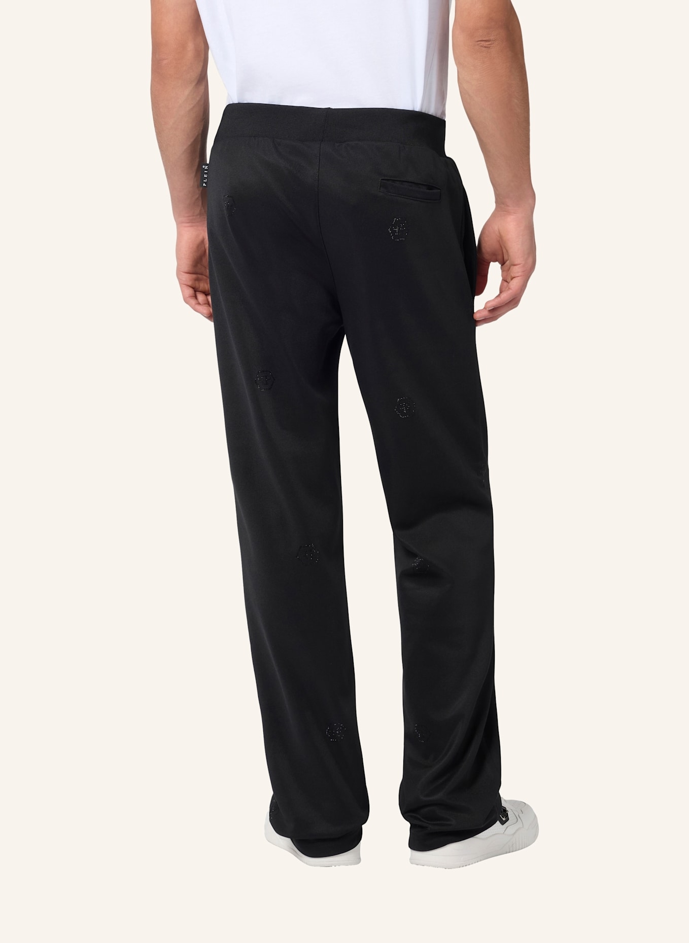 PHILIPP PLEIN PHILIPP PLEIN Tracksuit Trousers Monogram Stones Monogram: SCHWARZ
