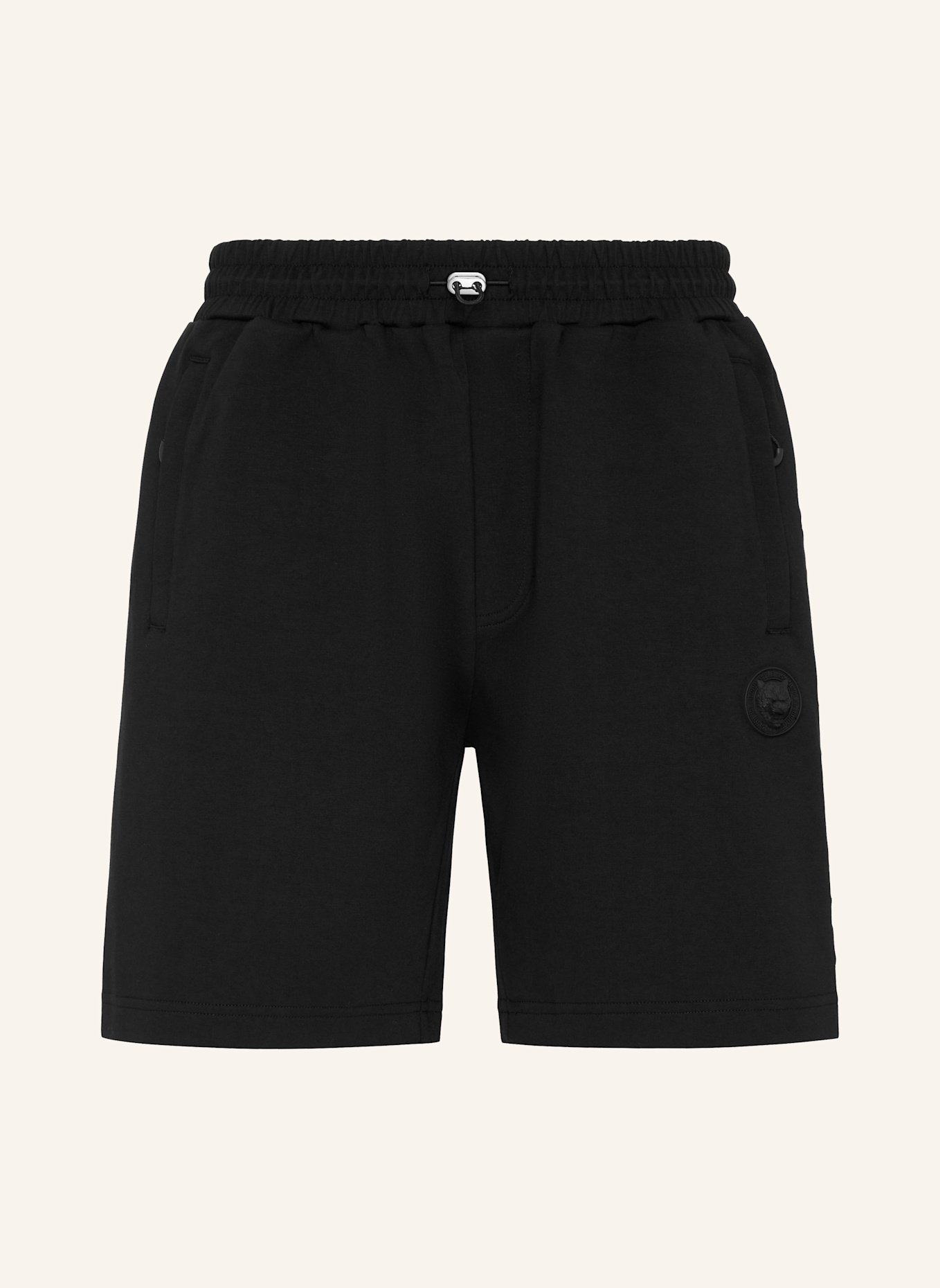 PLEIN SPORT PLEIN SPORT Jogging-Shorts: SCHWARZ