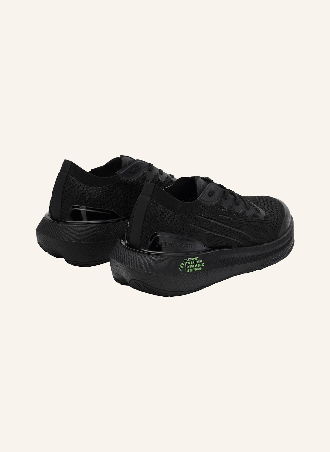 PLEIN SPORT Lo-Top Turnschuhe: SCHWARZ