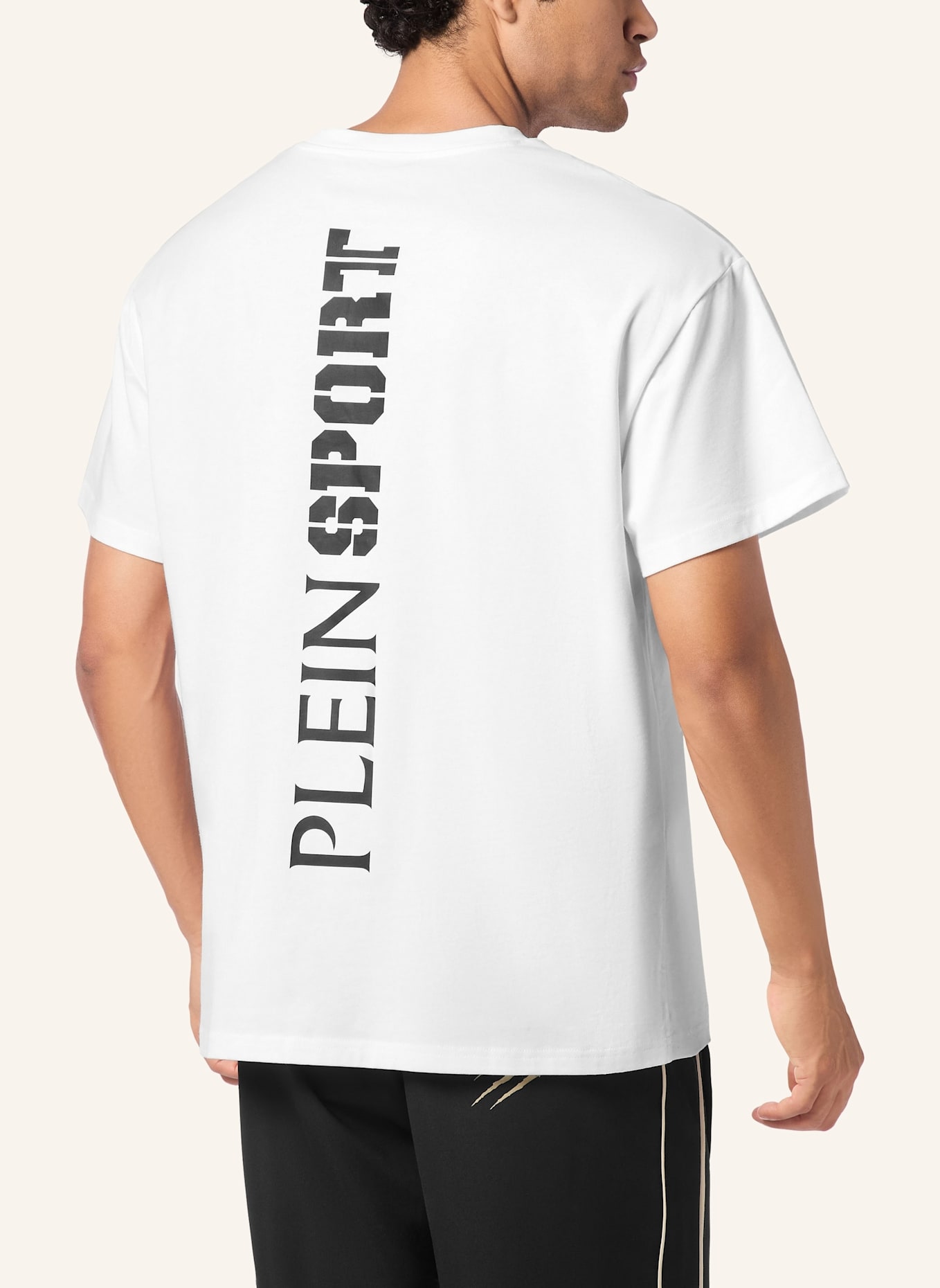 PLEIN SPORT PLEIN SPORT T-Shirt Rundhalsausschnitt Ss LOGO: WEISS