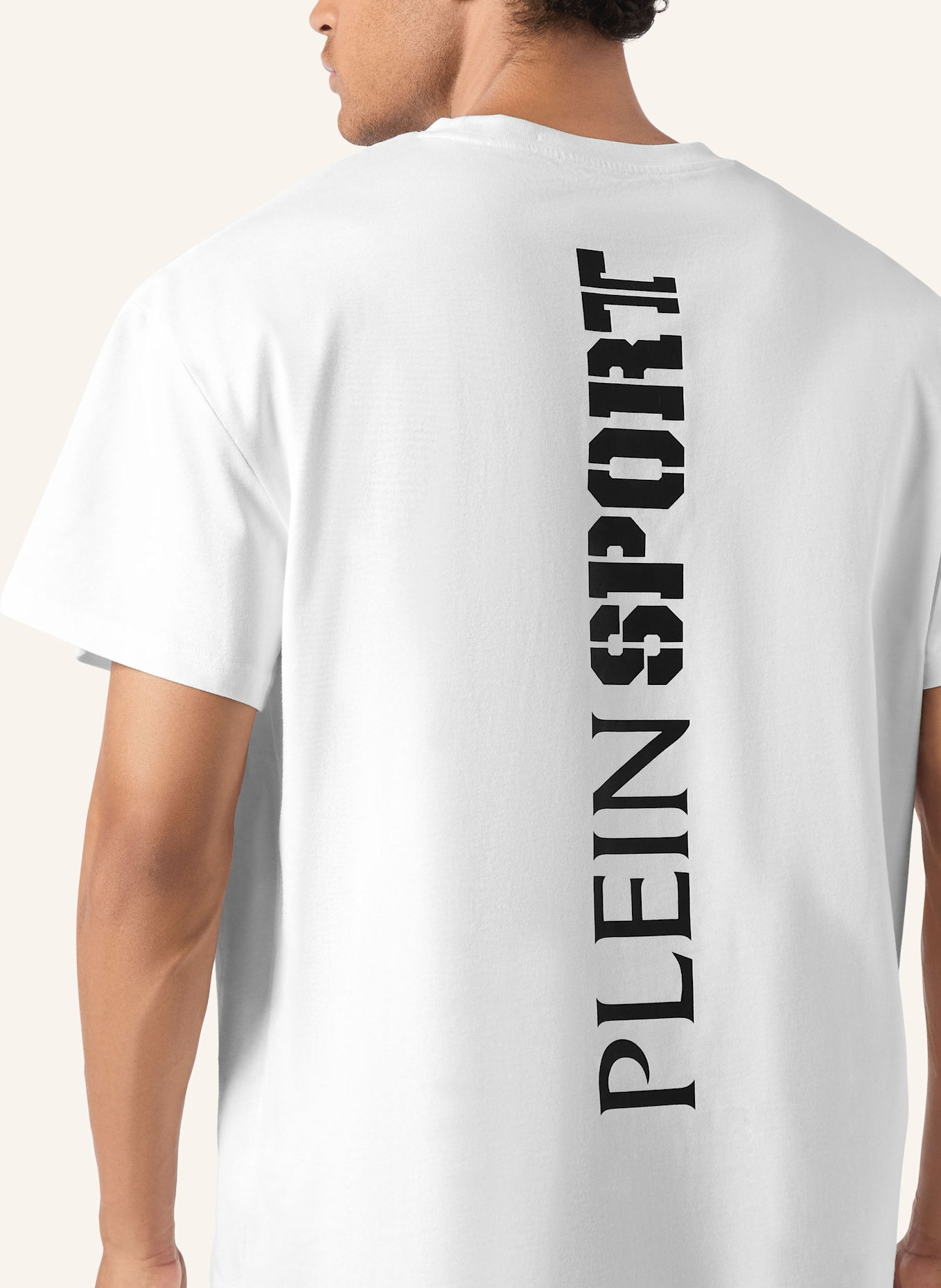 PLEIN SPORT PLEIN SPORT T-Shirt Rundhalsausschnitt Ss LOGO: WEISS