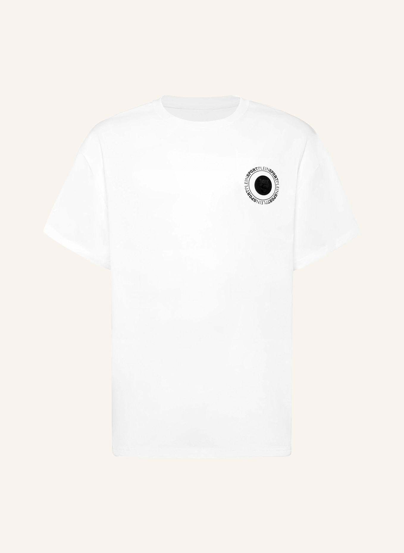 PLEIN SPORT PLEIN SPORT T-Shirt Rundhalsausschnitt Ss LOGO: WEISS
