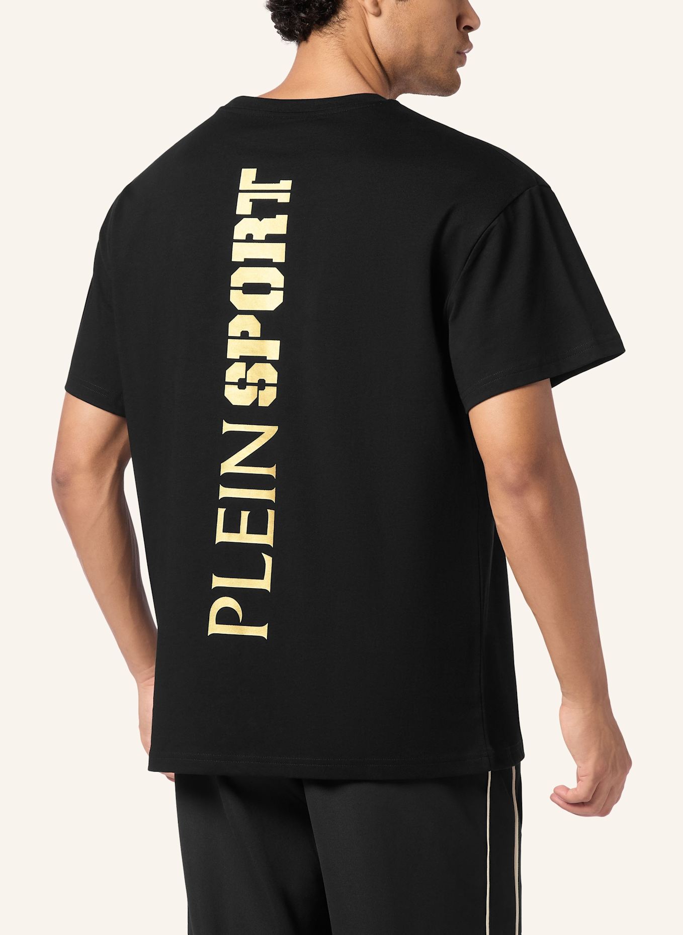PLEIN SPORT PLEIN SPORT T-Shirt Rundhalsausschnitt Ss LOGO: SCHWARZ