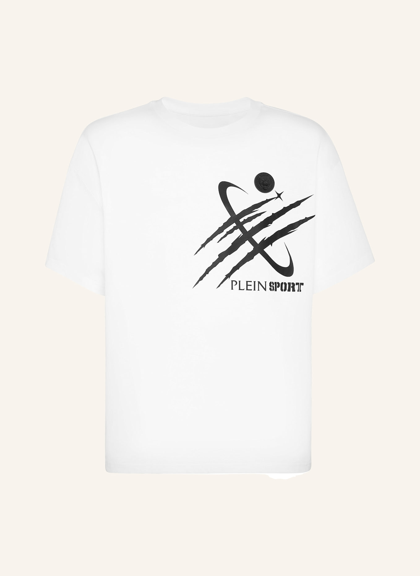 PLEIN SPORT PLEIN SPORT T-Shirt Rundhalsausschnitt Ss SCRATCH: WEISS