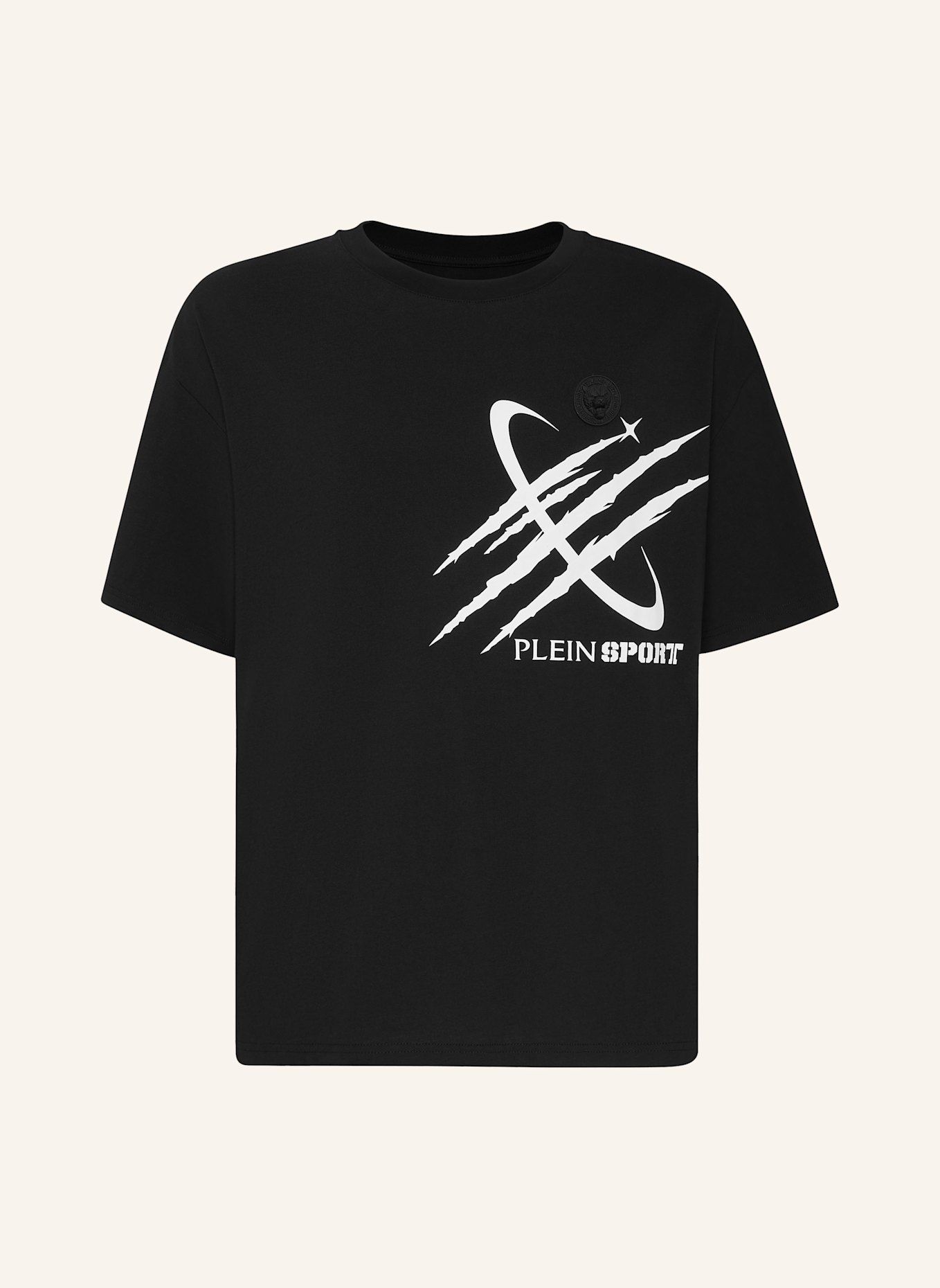 PLEIN SPORT PLEIN SPORT T-Shirt Rundhalsausschnitt Ss SCRATCH: SCHWARZ