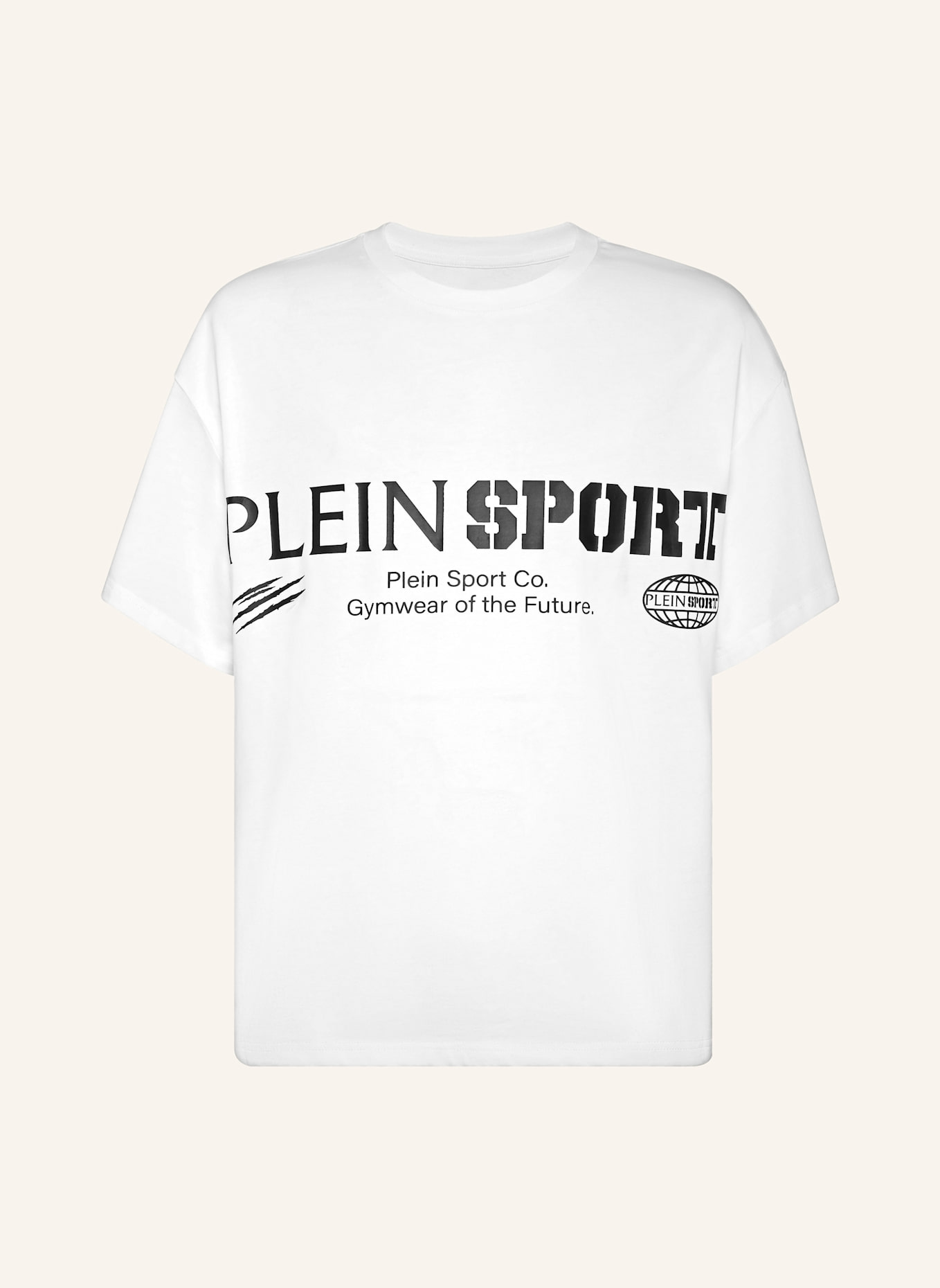 PLEIN SPORT PLEIN SPORT T-Shirt Rundhalsausschnitt Ss LOGO: WEISS