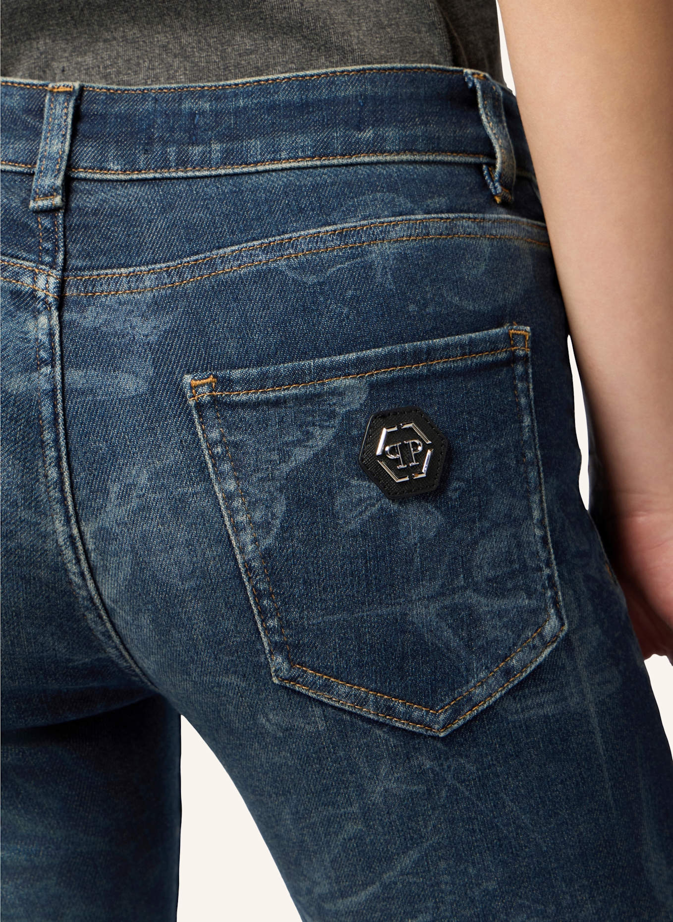 PHILIPP PLEIN PHILIPP PLEIN Jeggings Butterfly Tattoo: BLAU