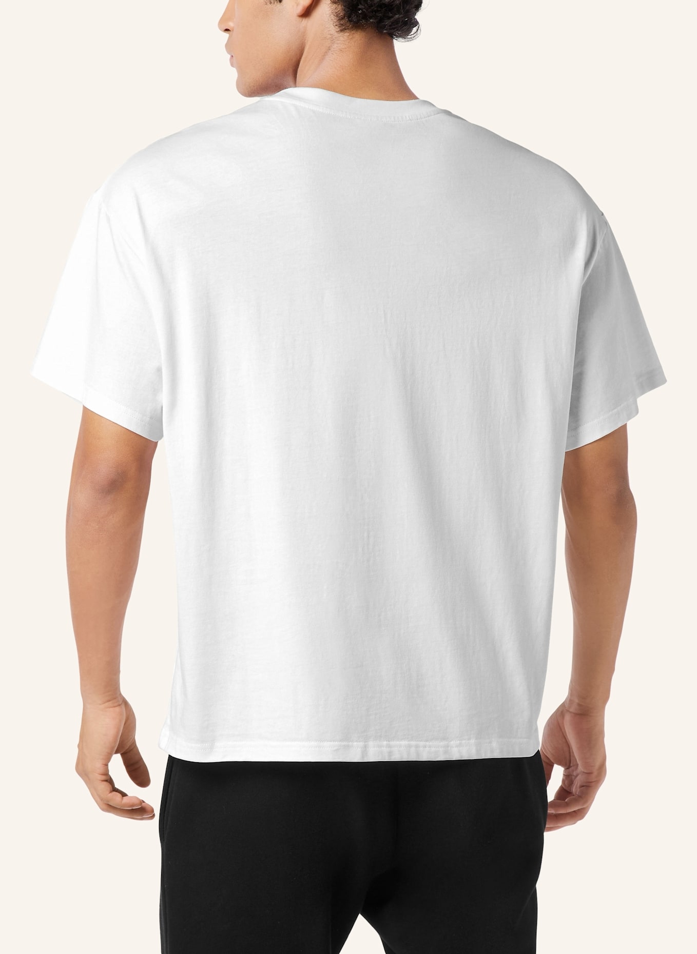PLEIN SPORT PLEIN SPORT T-Shirt Rundhalsausschnitt Ss SCRATCH: WEISS