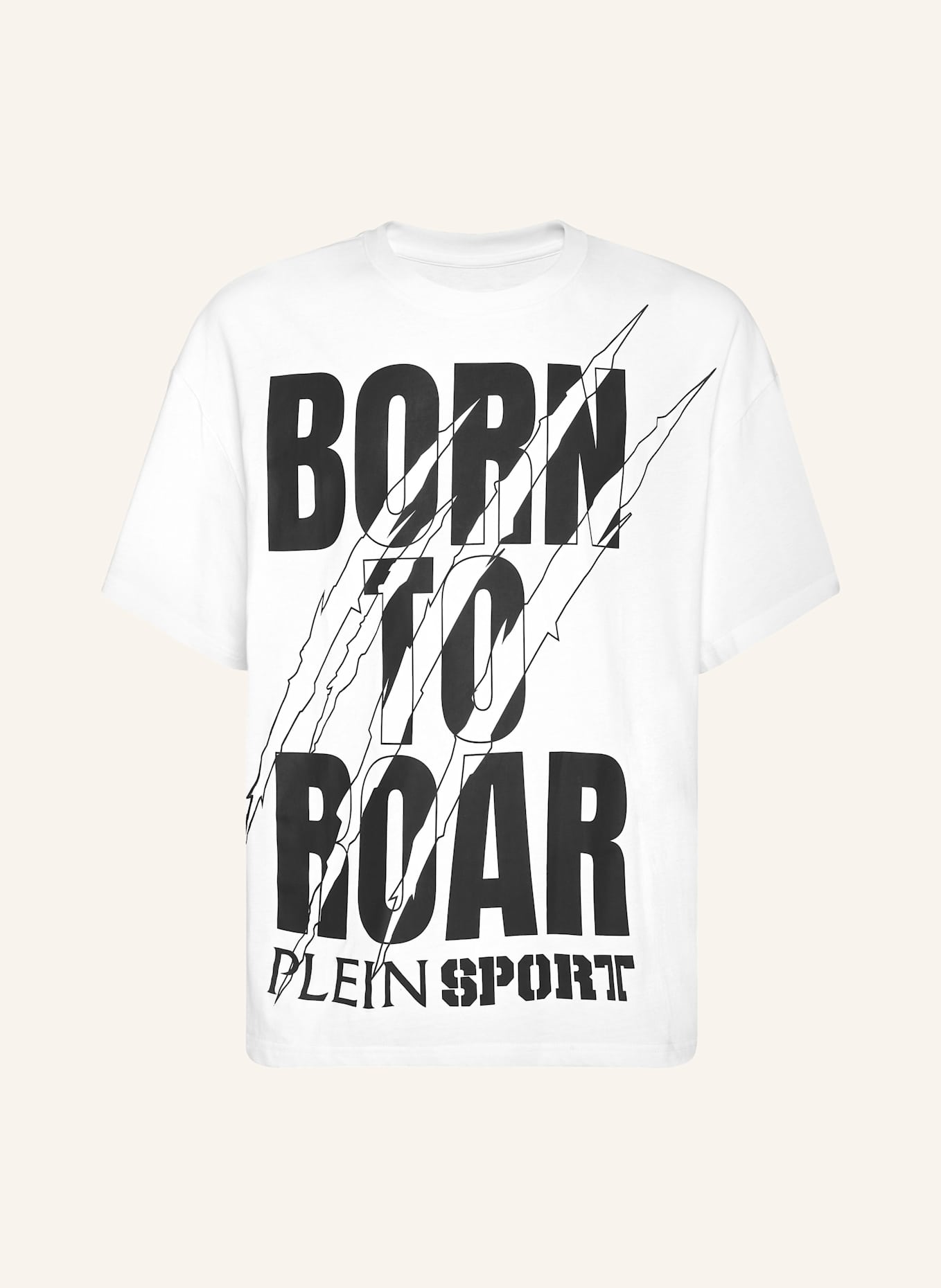 PLEIN SPORT PLEIN SPORT T-Shirt Rundhalsausschnitt Ss SCRATCH: WEISS