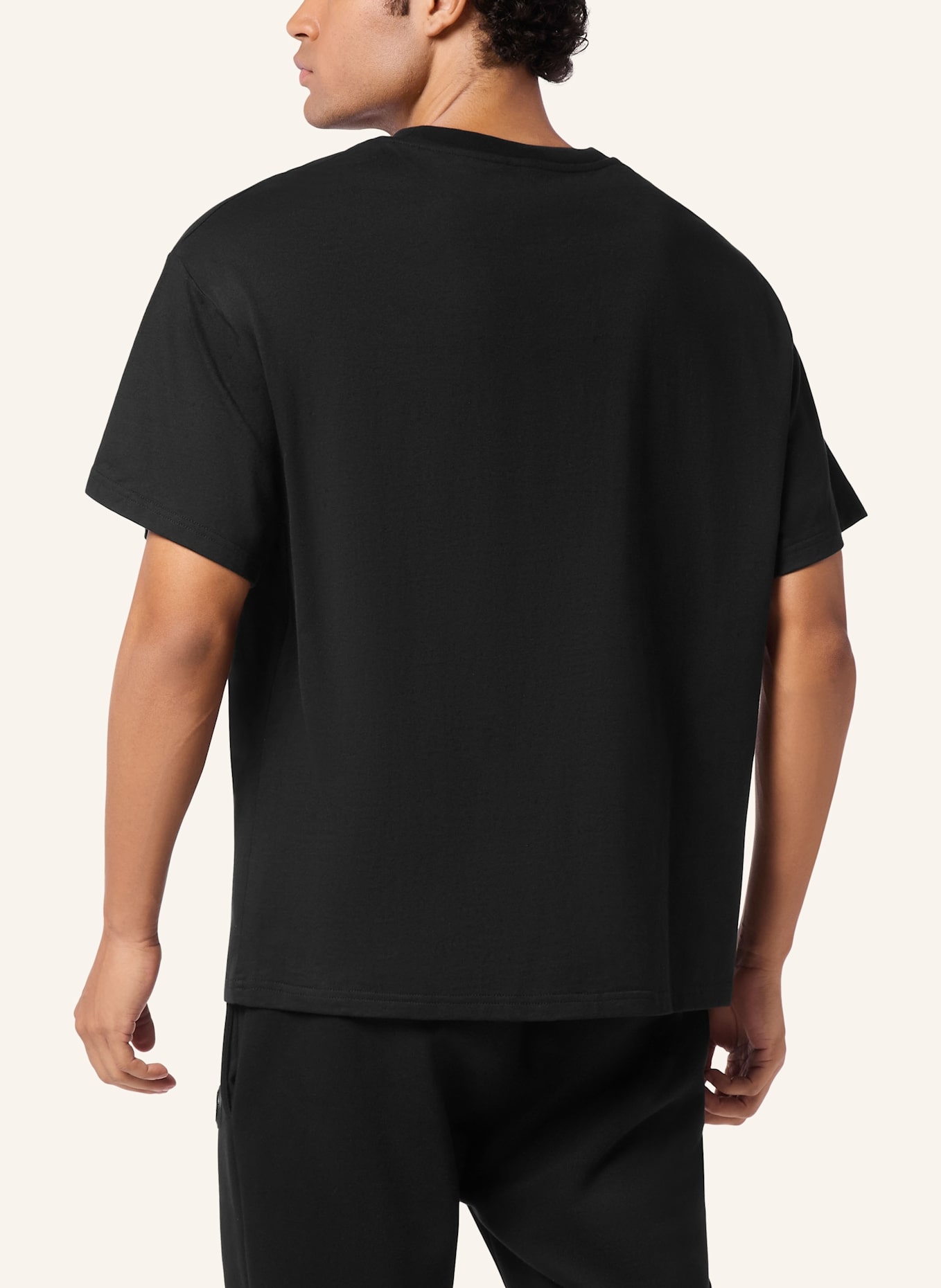 PLEIN SPORT PLEIN SPORT T-Shirt Rundhalsausschnitt Ss SCRATCH: SCHWARZ
