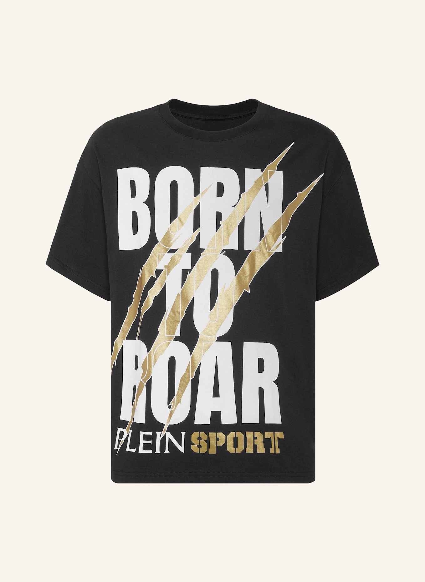 PLEIN SPORT PLEIN SPORT T-Shirt Rundhalsausschnitt Ss SCRATCH: SCHWARZ