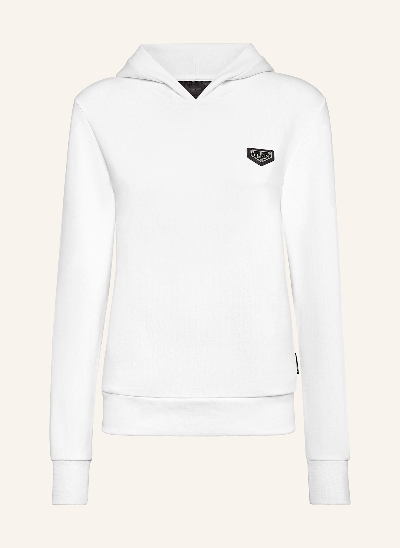 PHILIPP PLEIN PHILIPP PLEIN Hoodie ICONIC PLEIN: WEISS