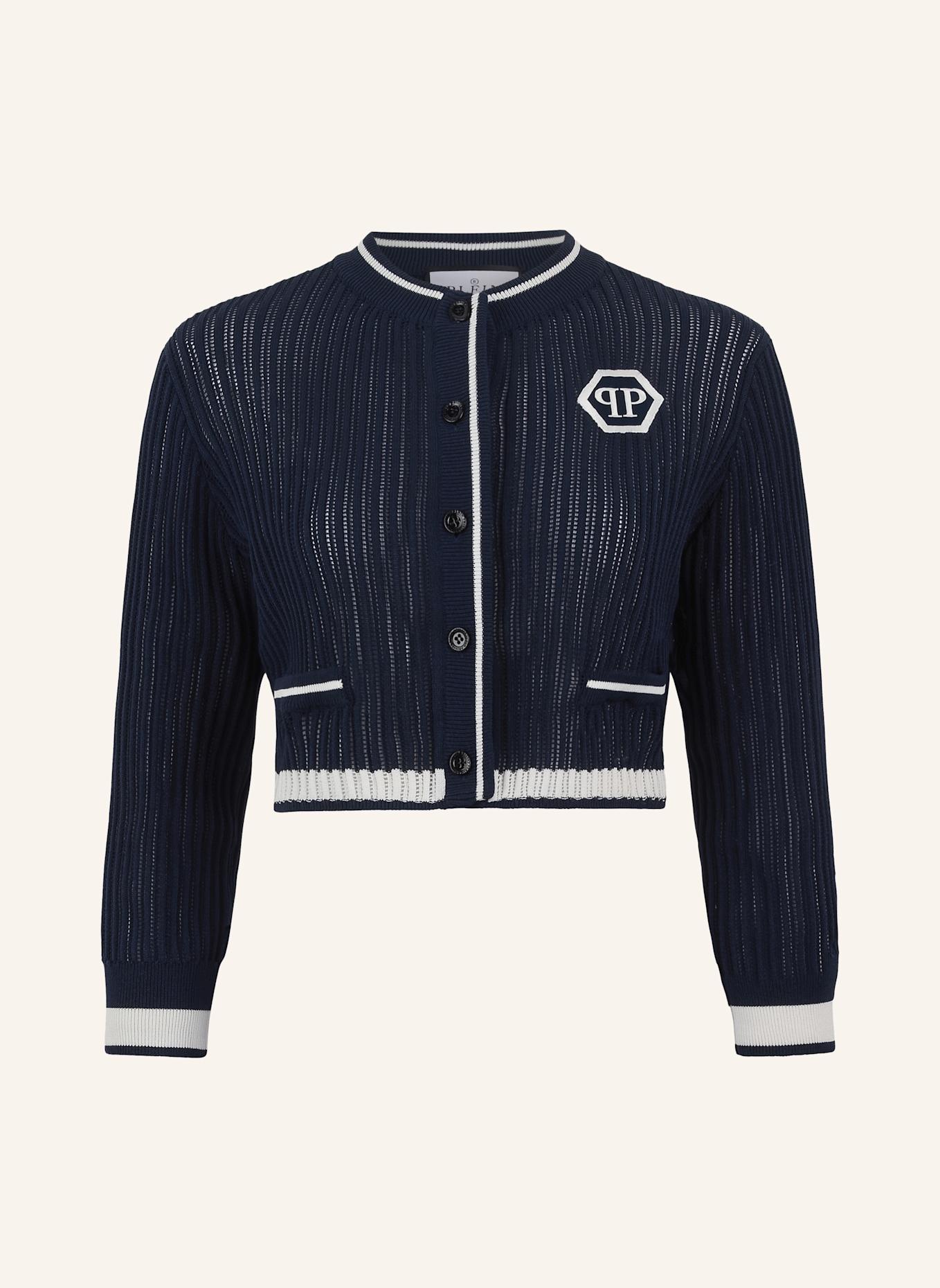 PHILIPP PLEIN PHILIPP PLEIN Knitted Cardigan Hexagon Hexagon: DUNKELBLAU