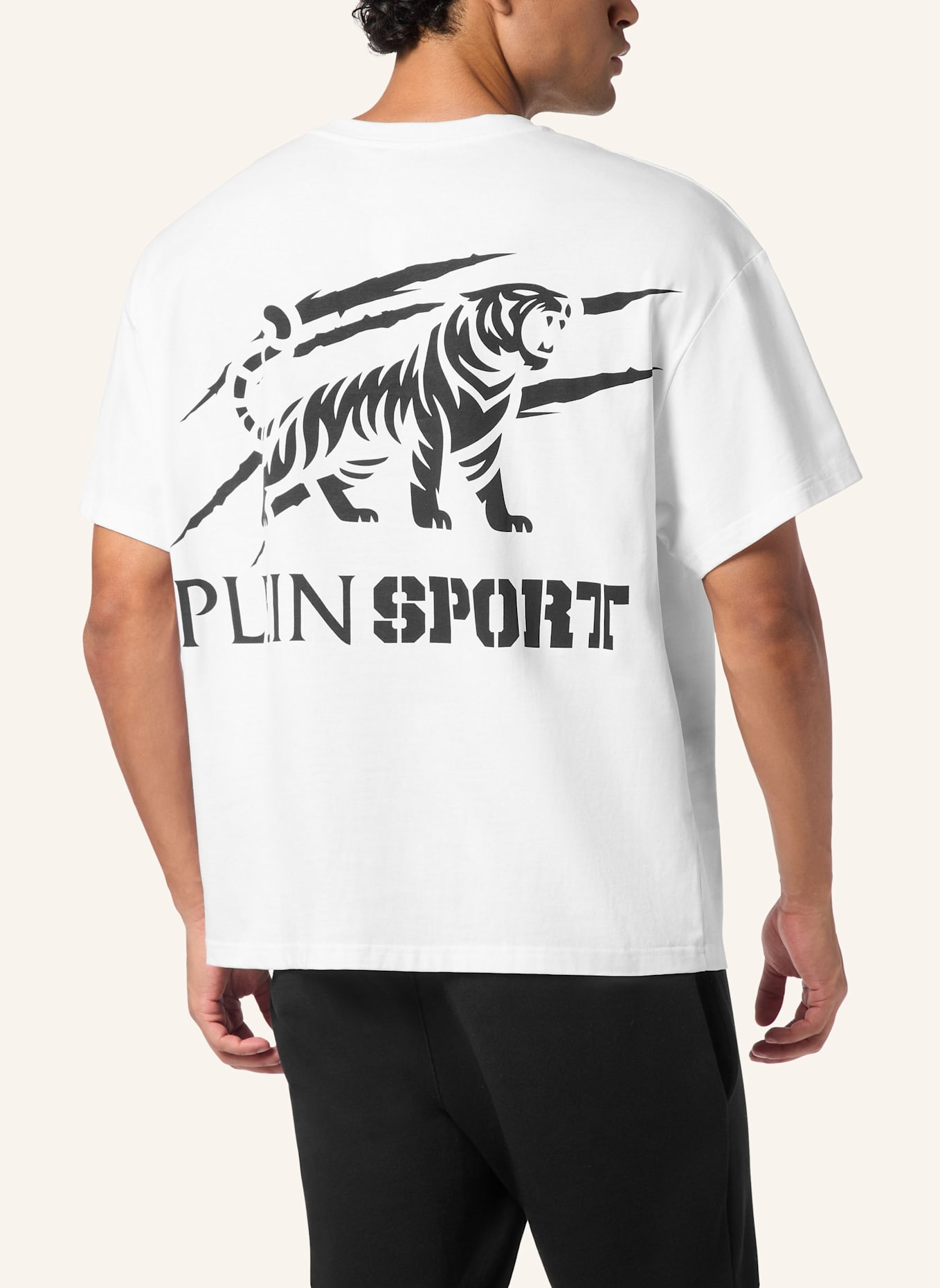 PLEIN SPORT PLEIN SPORT T-Shirt Rundhalsausschnitt Ss TIGER: WEISS