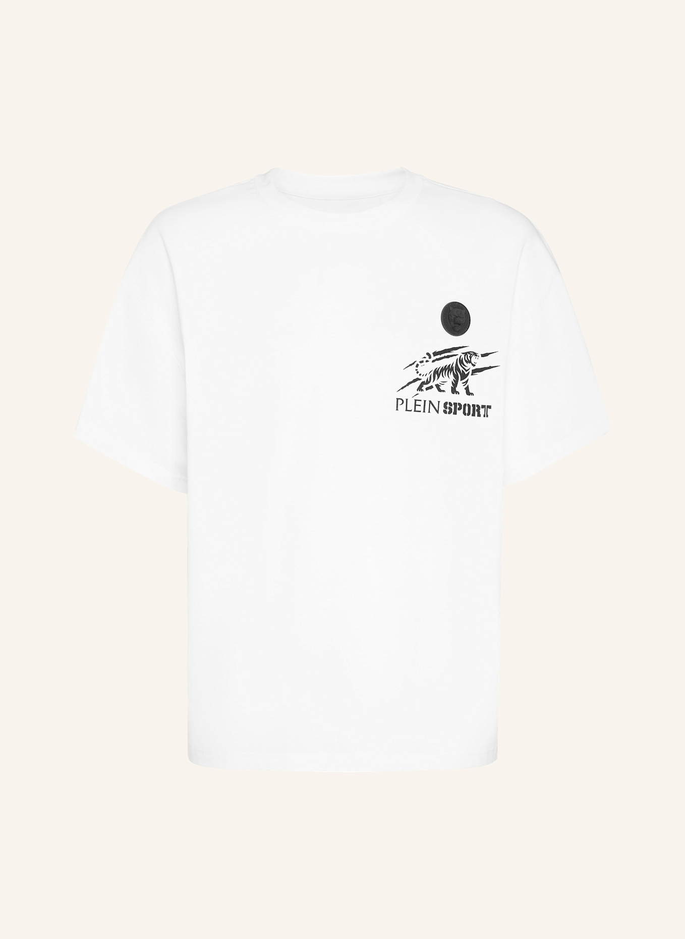 PLEIN SPORT PLEIN SPORT T-Shirt Rundhalsausschnitt Ss TIGER: WEISS