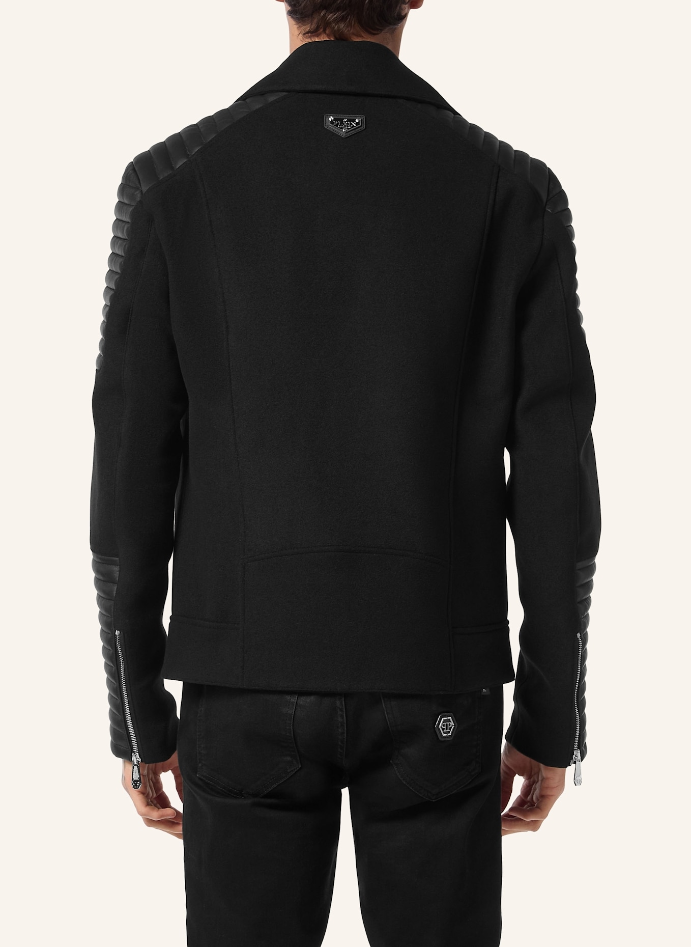 PHILIPP PLEIN PHILIPP PLEIN Biker-Jacke: SCHWARZ