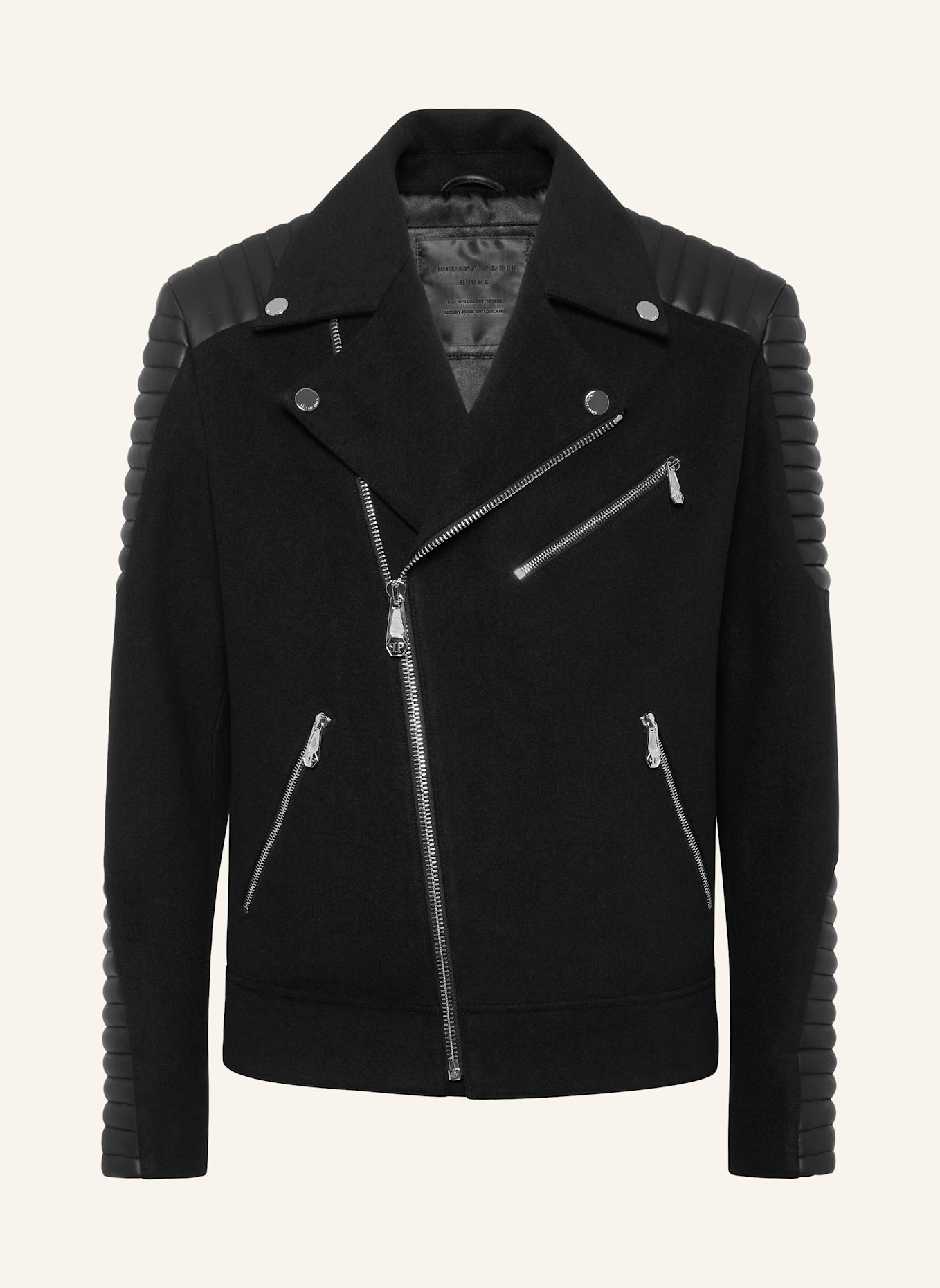 PHILIPP PLEIN PHILIPP PLEIN Biker-Jacke: SCHWARZ