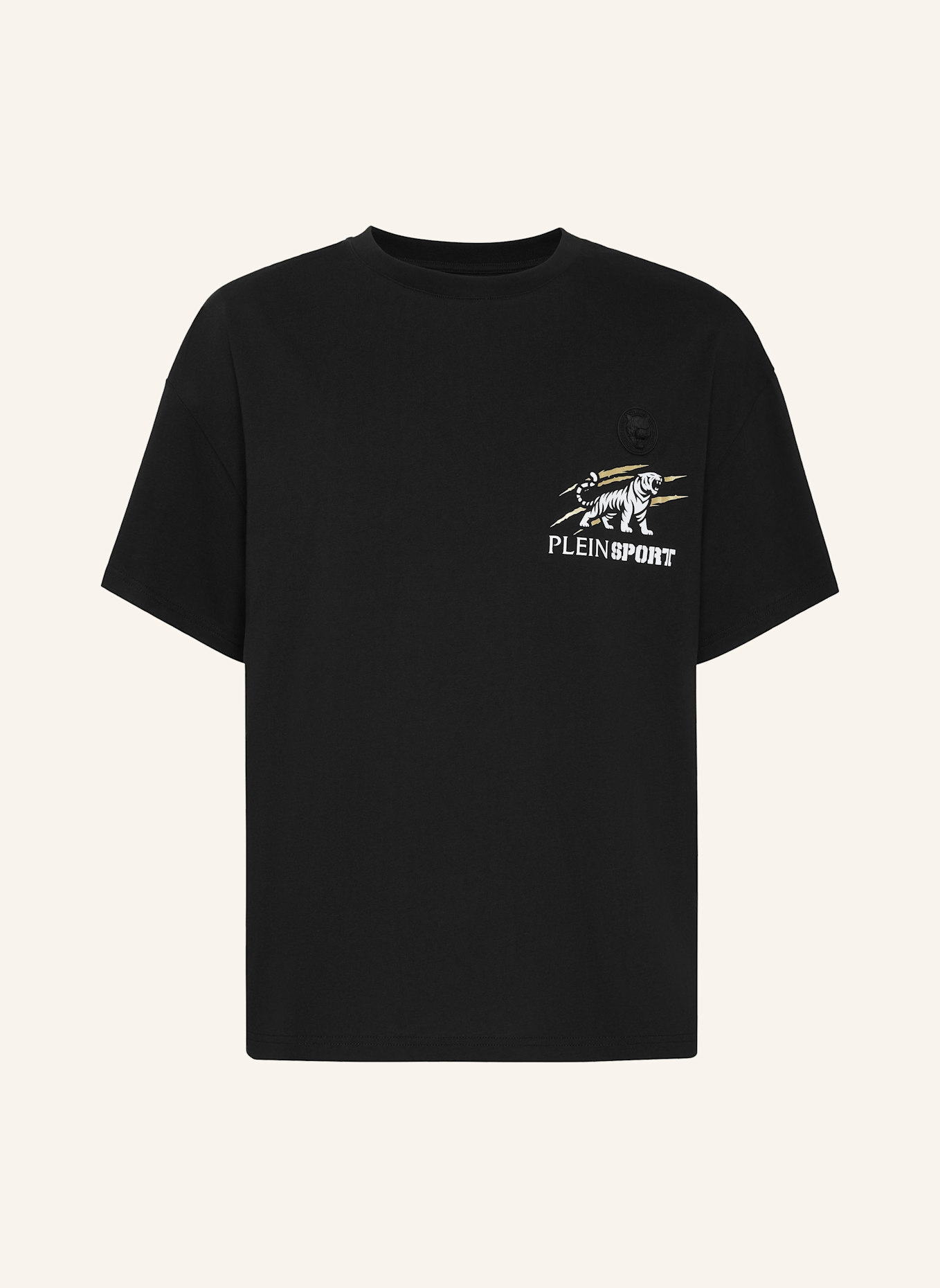 PLEIN SPORT PLEIN SPORT T-Shirt Rundhalsausschnitt Ss TIGER: SCHWARZ