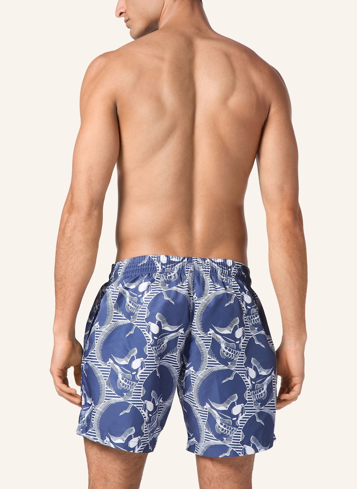 PHILIPP PLEIN PHILIPP PLEIN Badehose SKULL: DUNKELBLAU