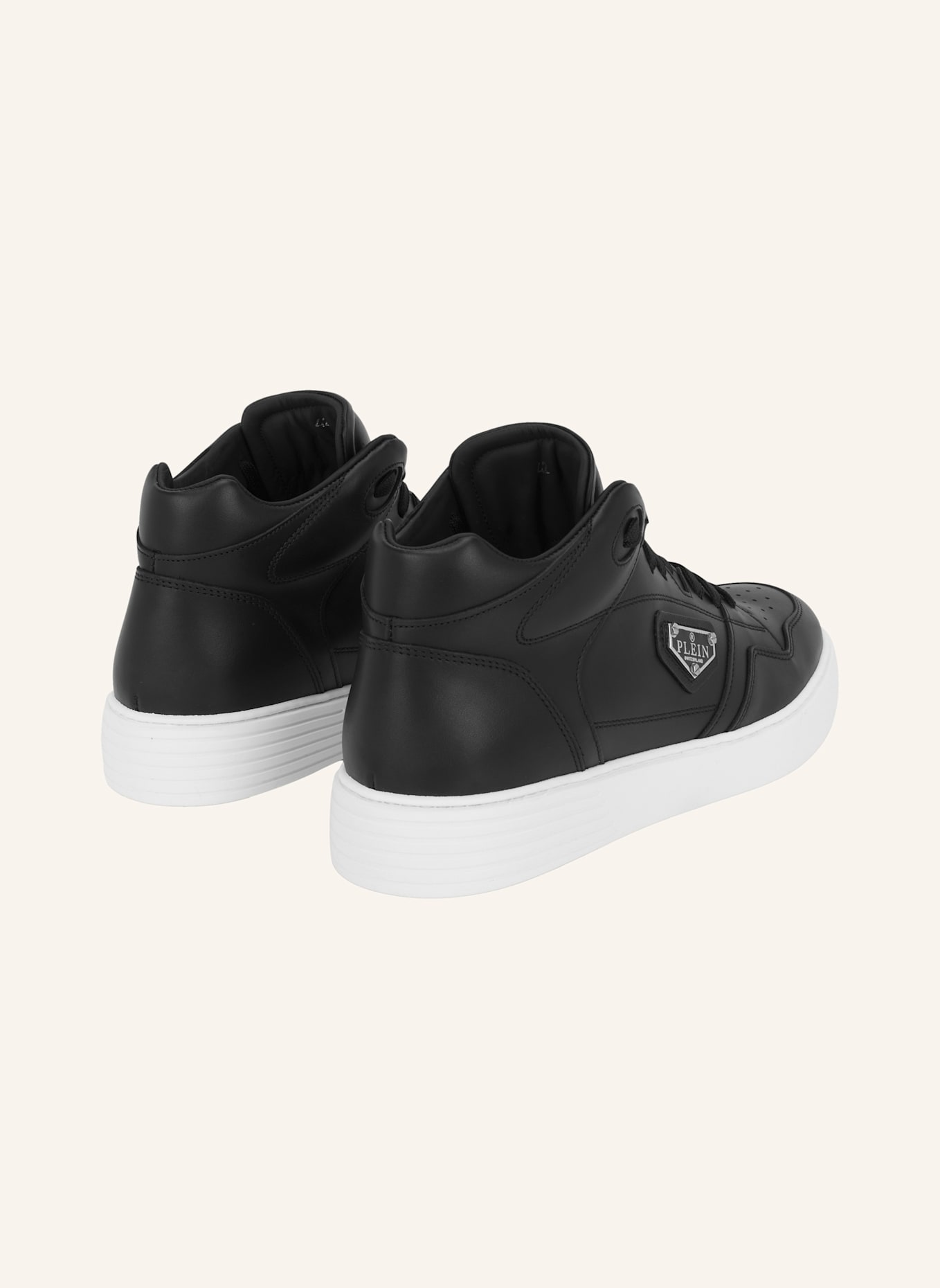 PHILIPP PLEIN Mid-Top Turnschuhe: SCHWARZ