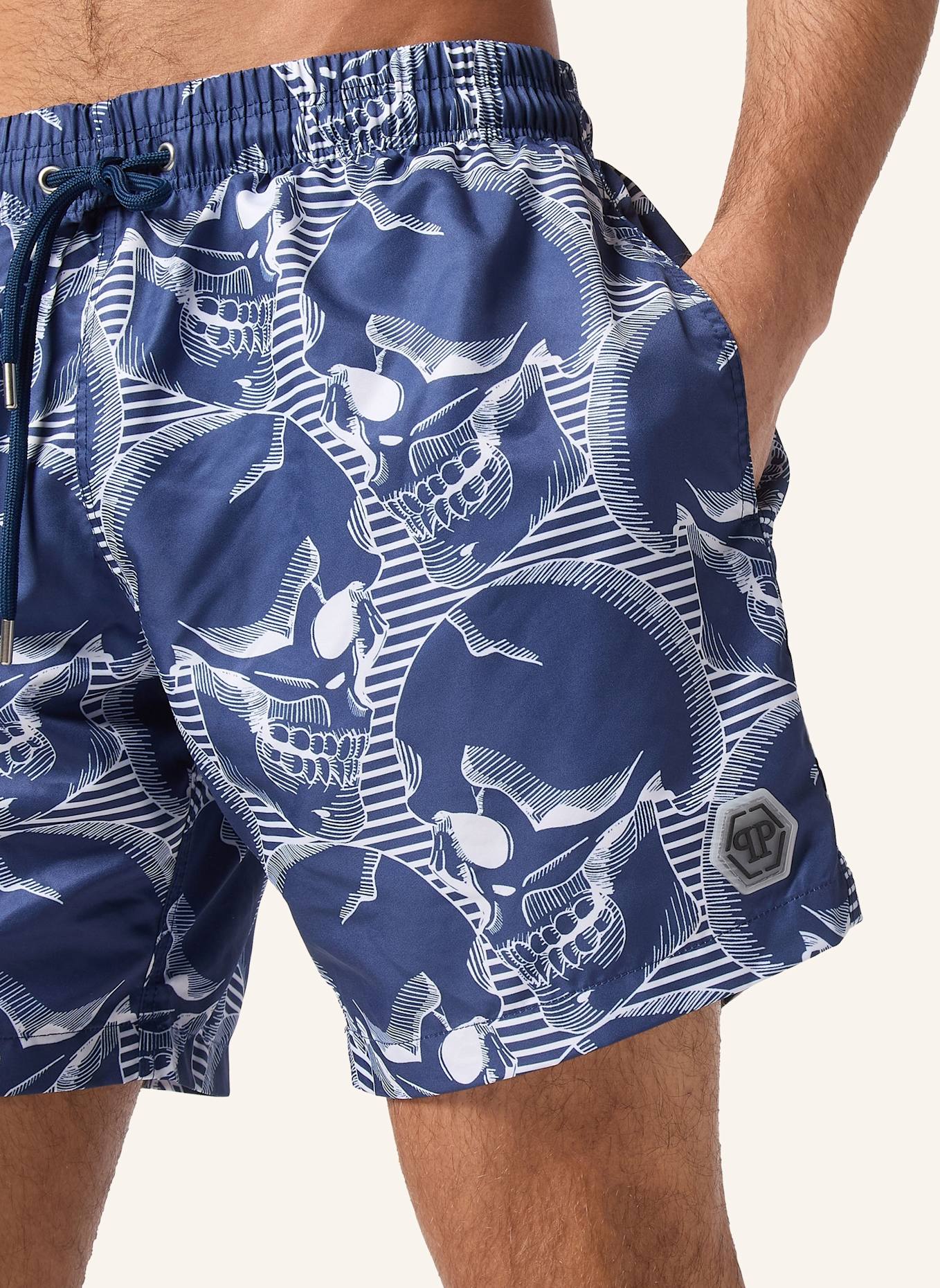 PHILIPP PLEIN PHILIPP PLEIN Badehose SKULL: DUNKELBLAU