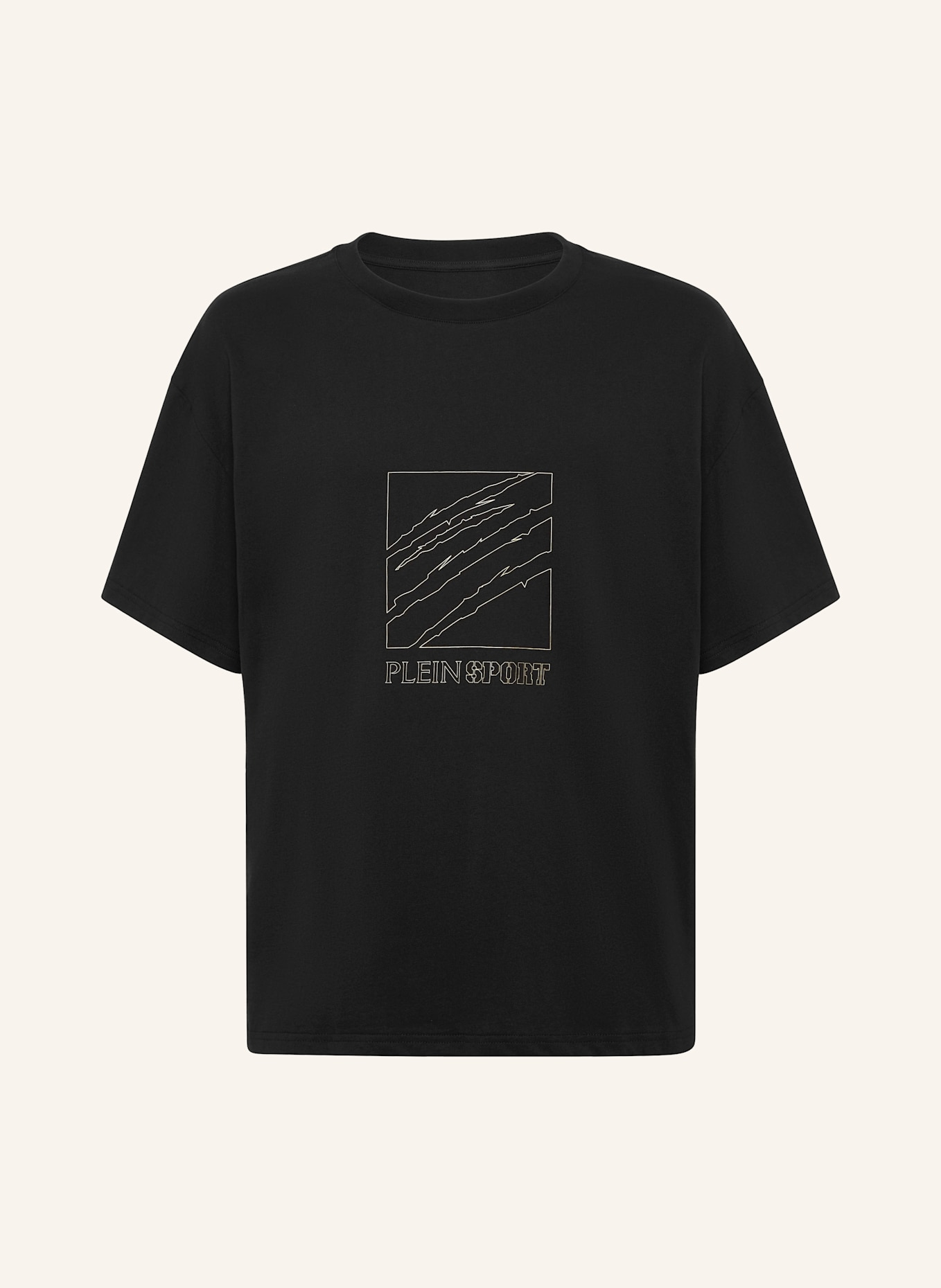 PLEIN SPORT PLEIN SPORT T-Shirt Rundhalsausschnitt Ss SCRATCH: SCHWARZ