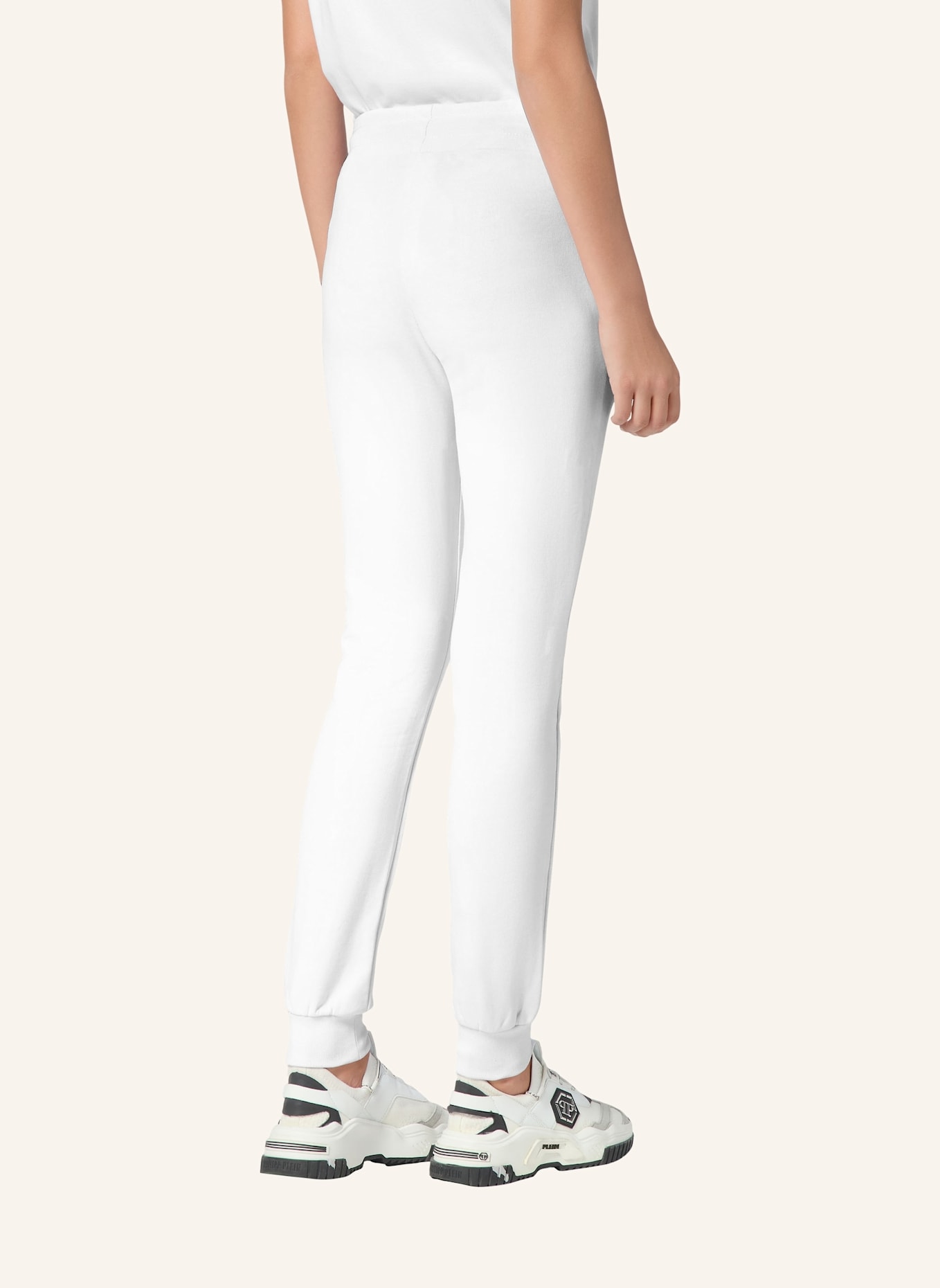 PHILIPP PLEIN PHILIPP PLEIN Jogginghose ICONIC PLEIN: WEISS