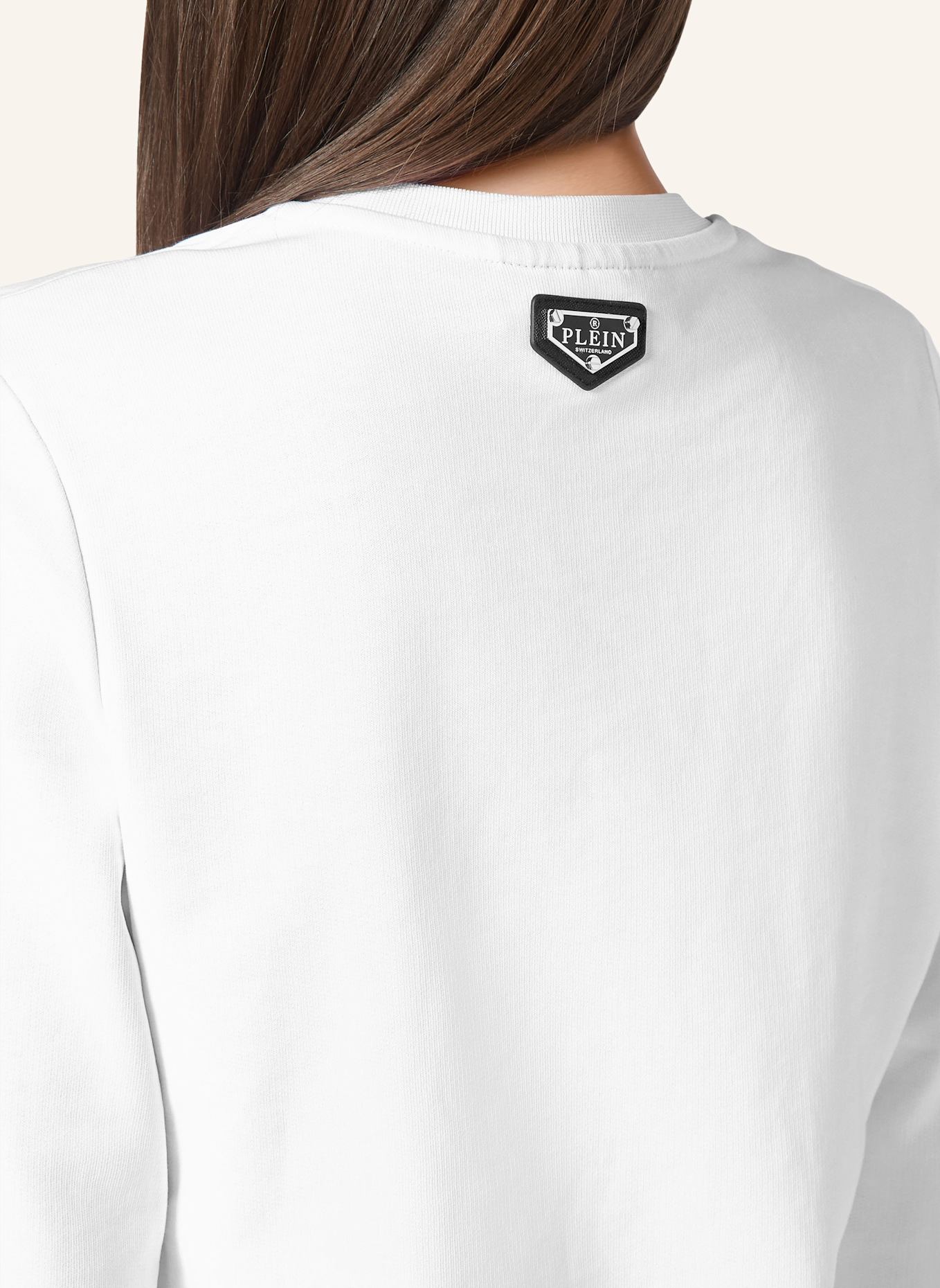 PHILIPP PLEIN Sweatshirt: WEISS