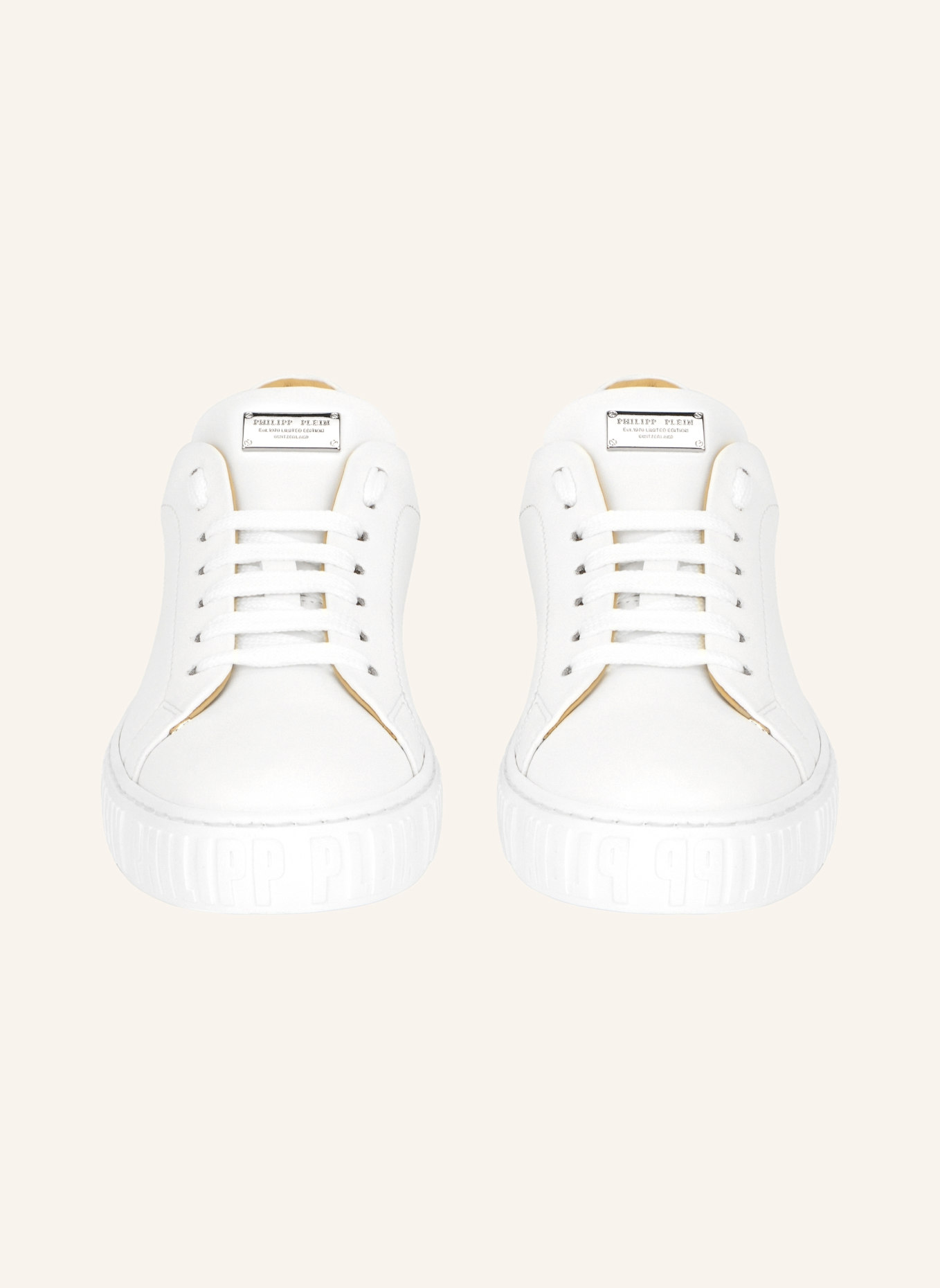 PHILIPP PLEIN Low-Top Turnschuhe: WEISS