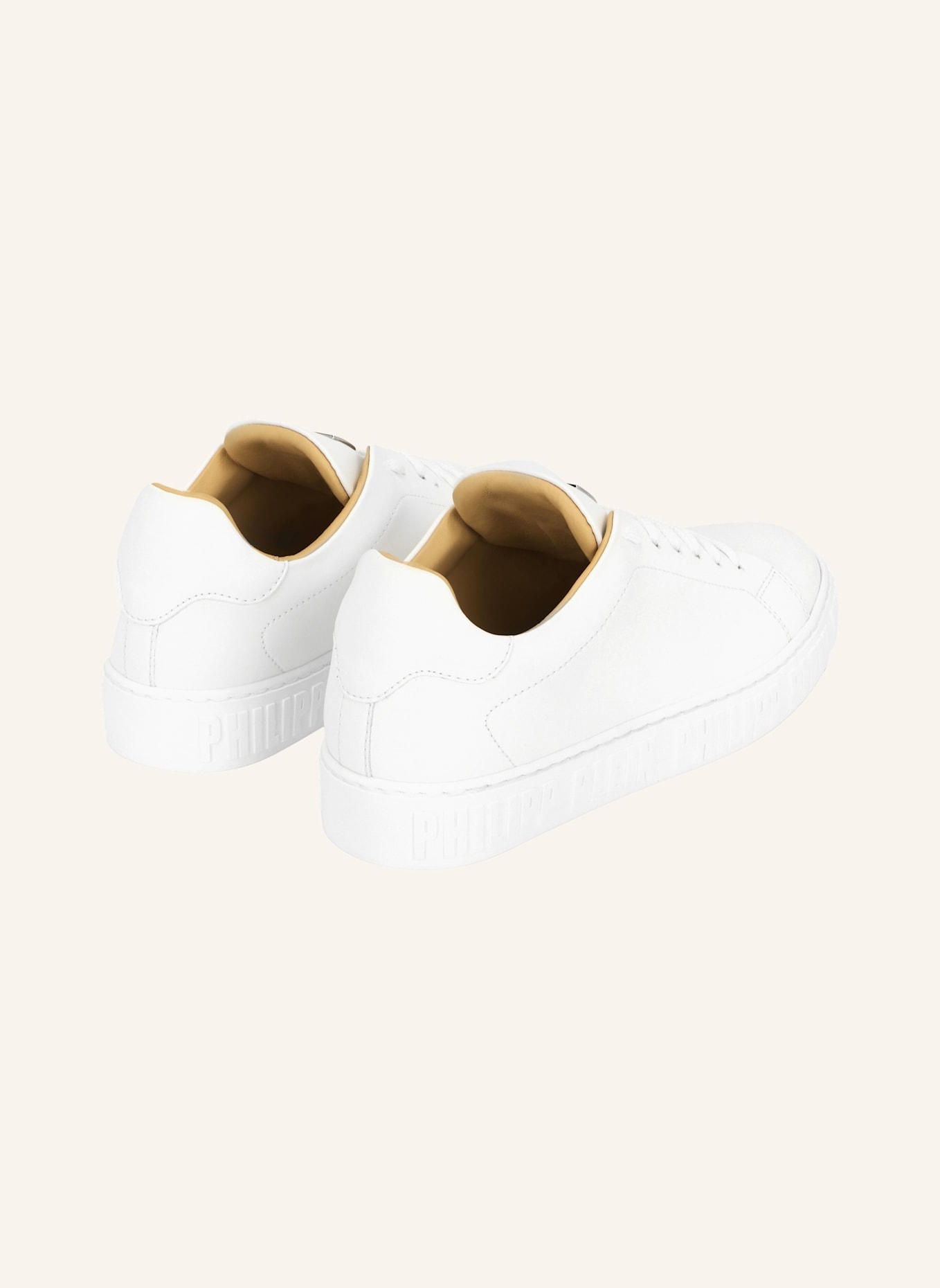 PHILIPP PLEIN Low-Top Turnschuhe: WEISS